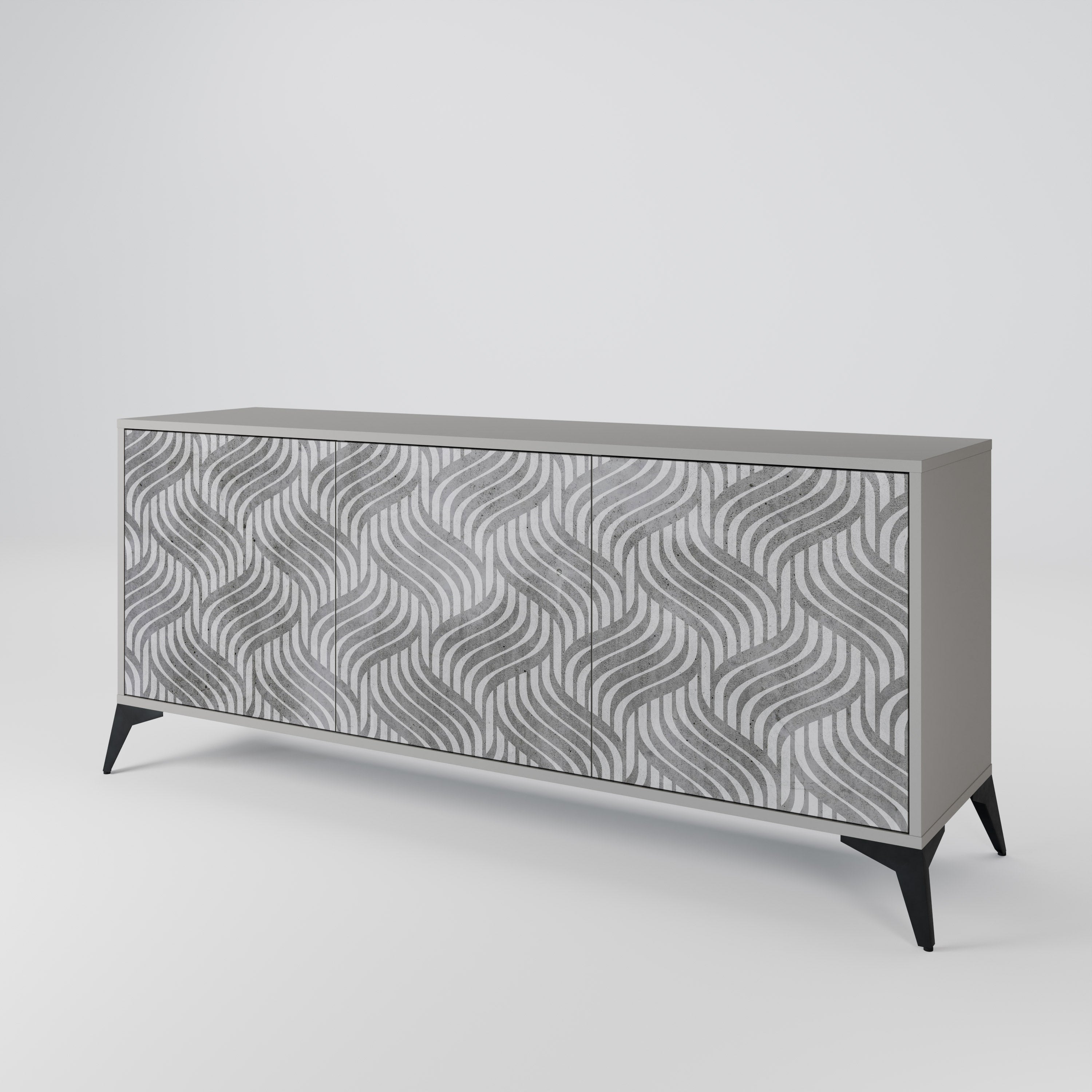 CONCRETE MOVEMENT 3-türiges Sideboard