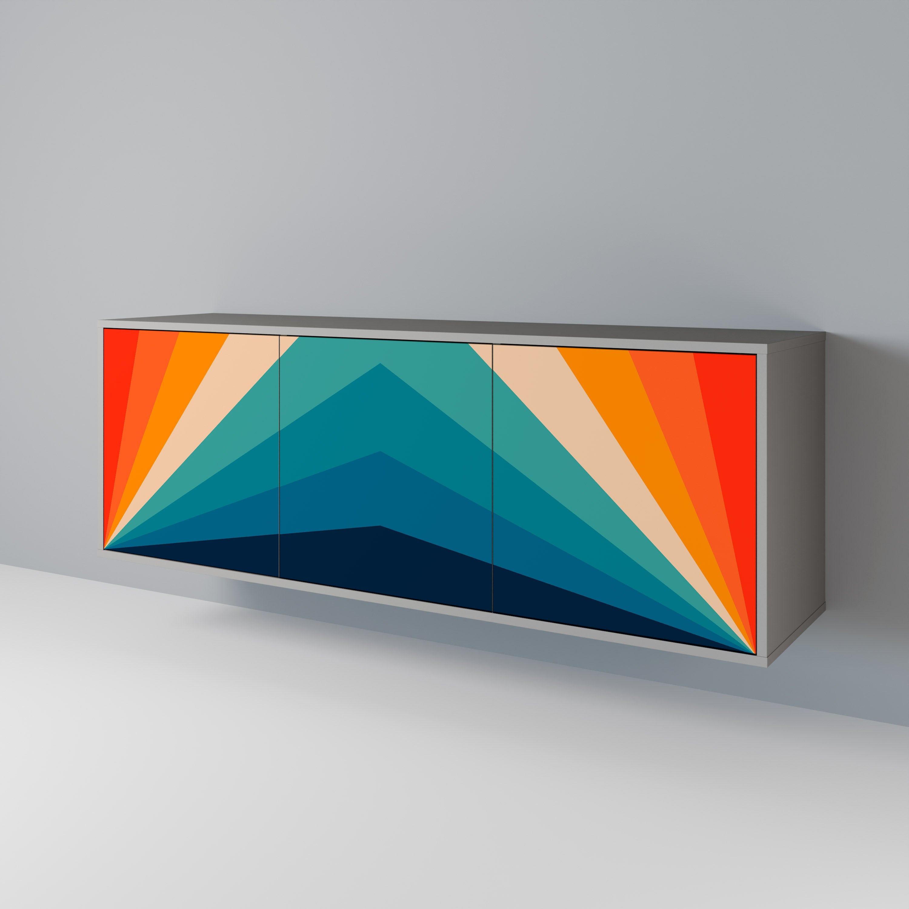 PRISM CONCUSSION 3-türiges Sideboard