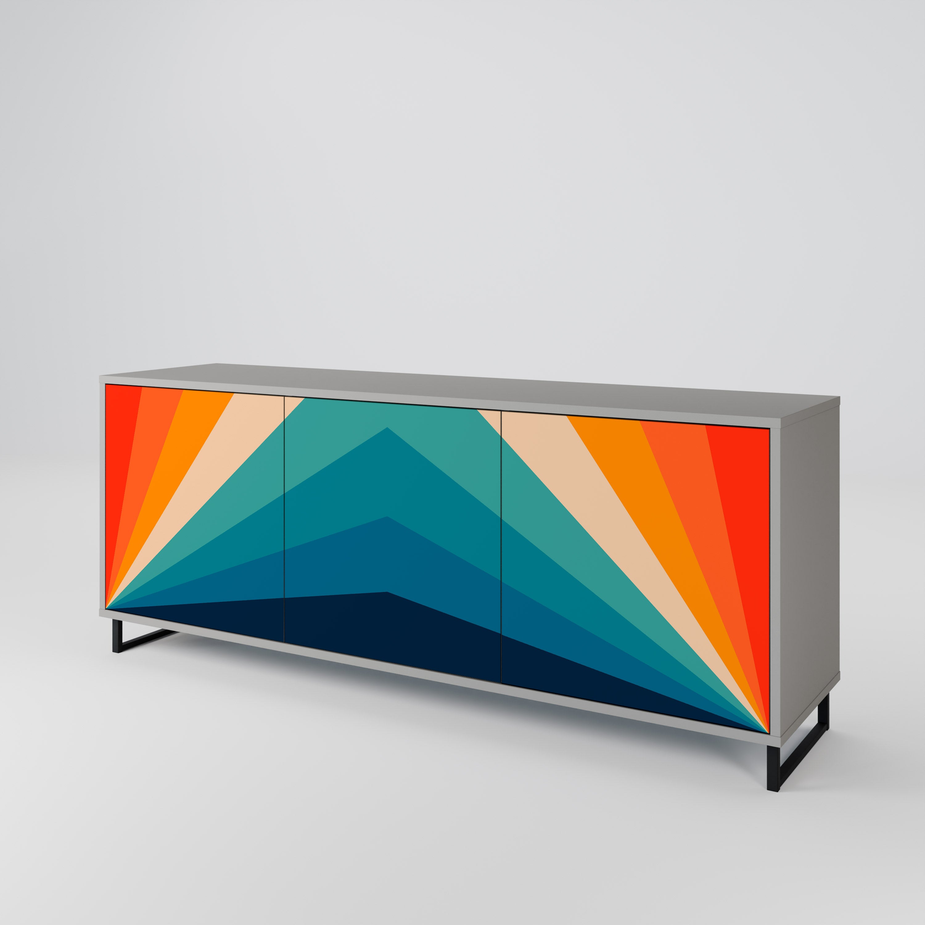 PRISM CONCUSSION 3-türiges Sideboard