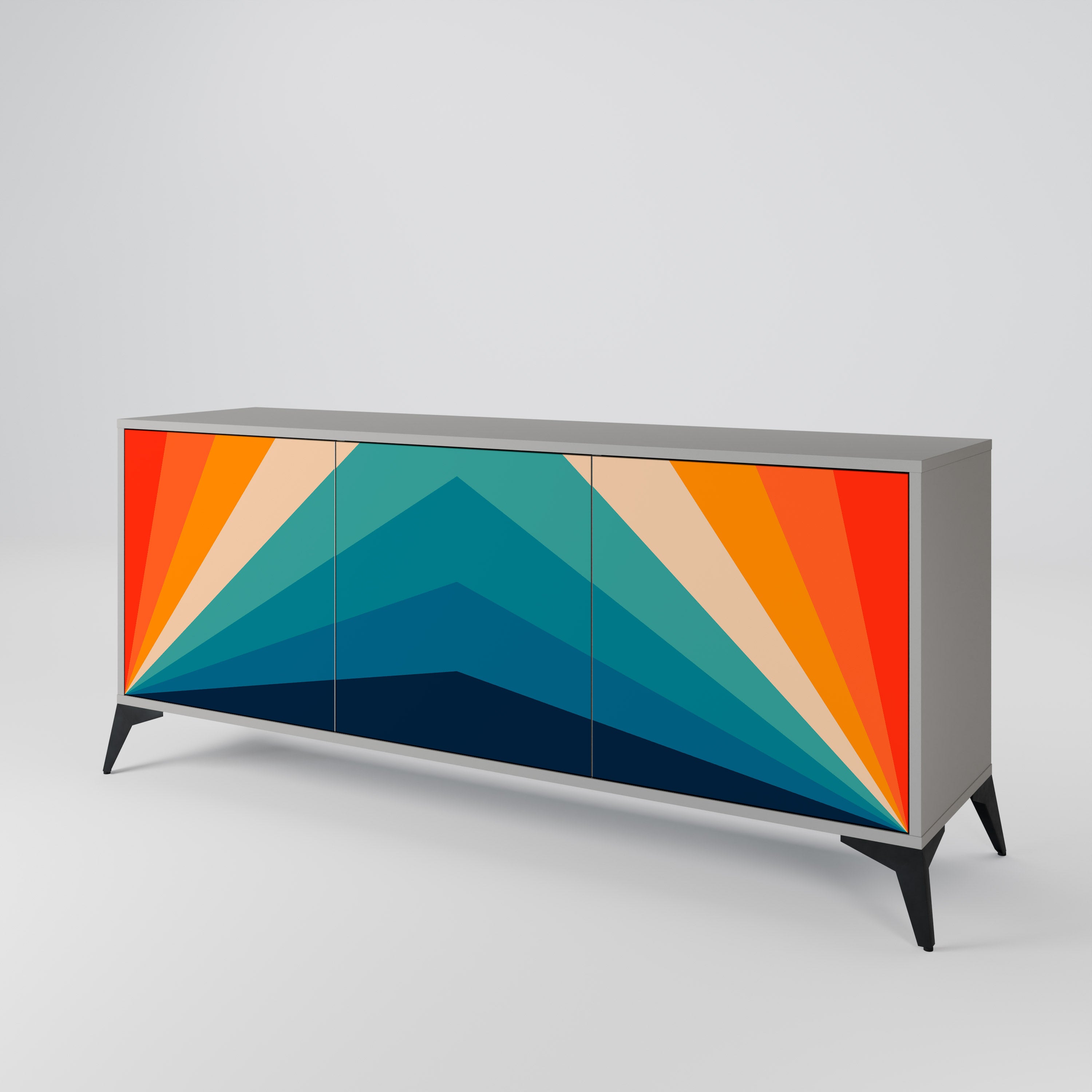 PRISM CONCUSSION 3-türiges Sideboard