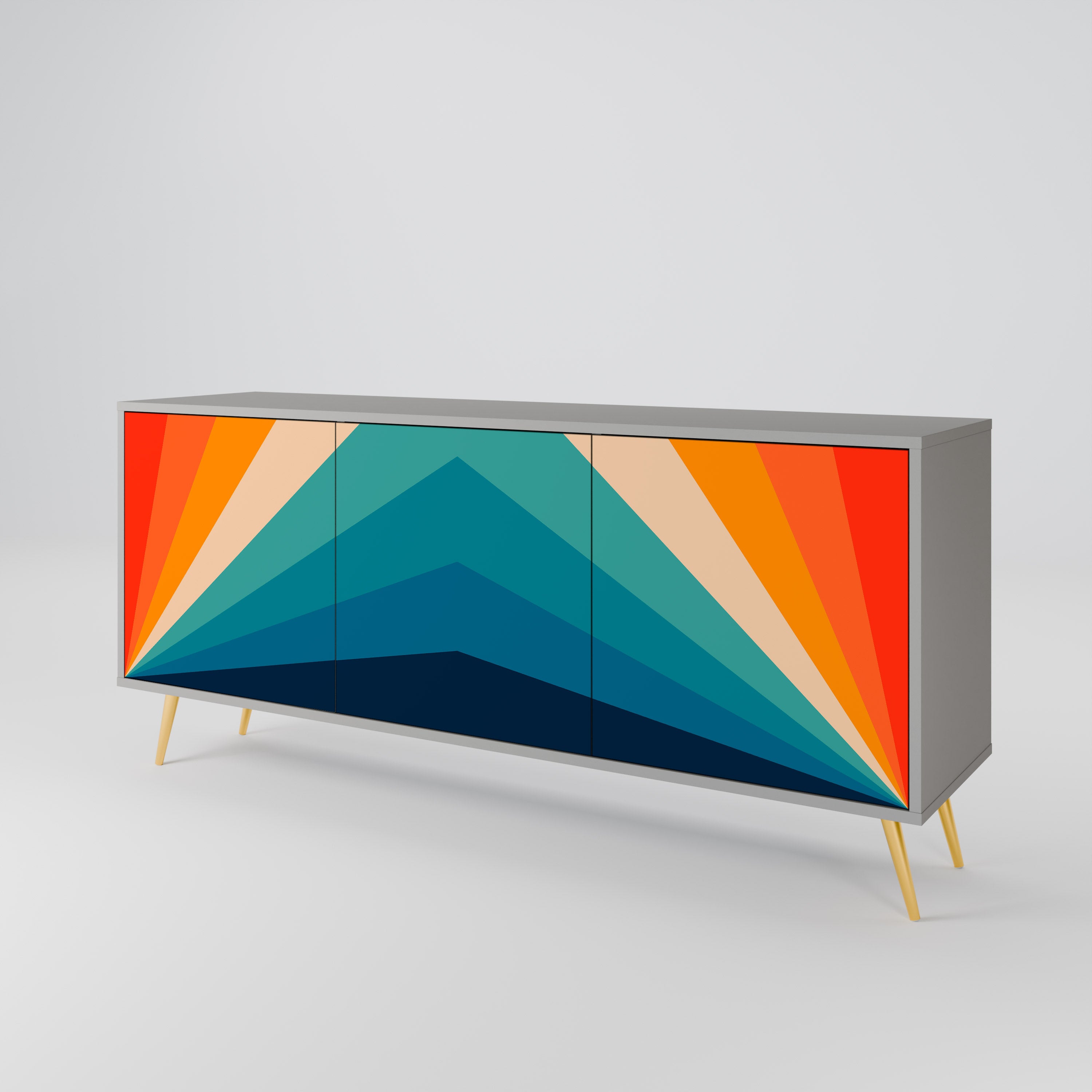 PRISM CONCUSSION 3-türiges Sideboard
