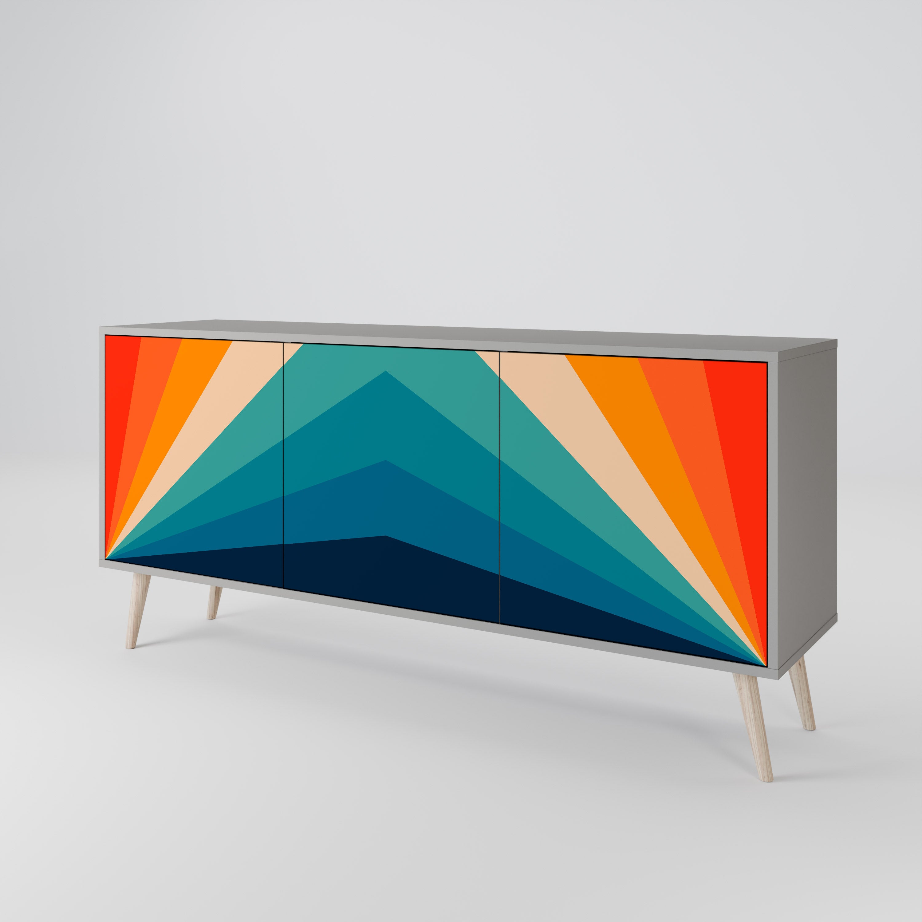 PRISM CONCUSSION 3-türiges Sideboard