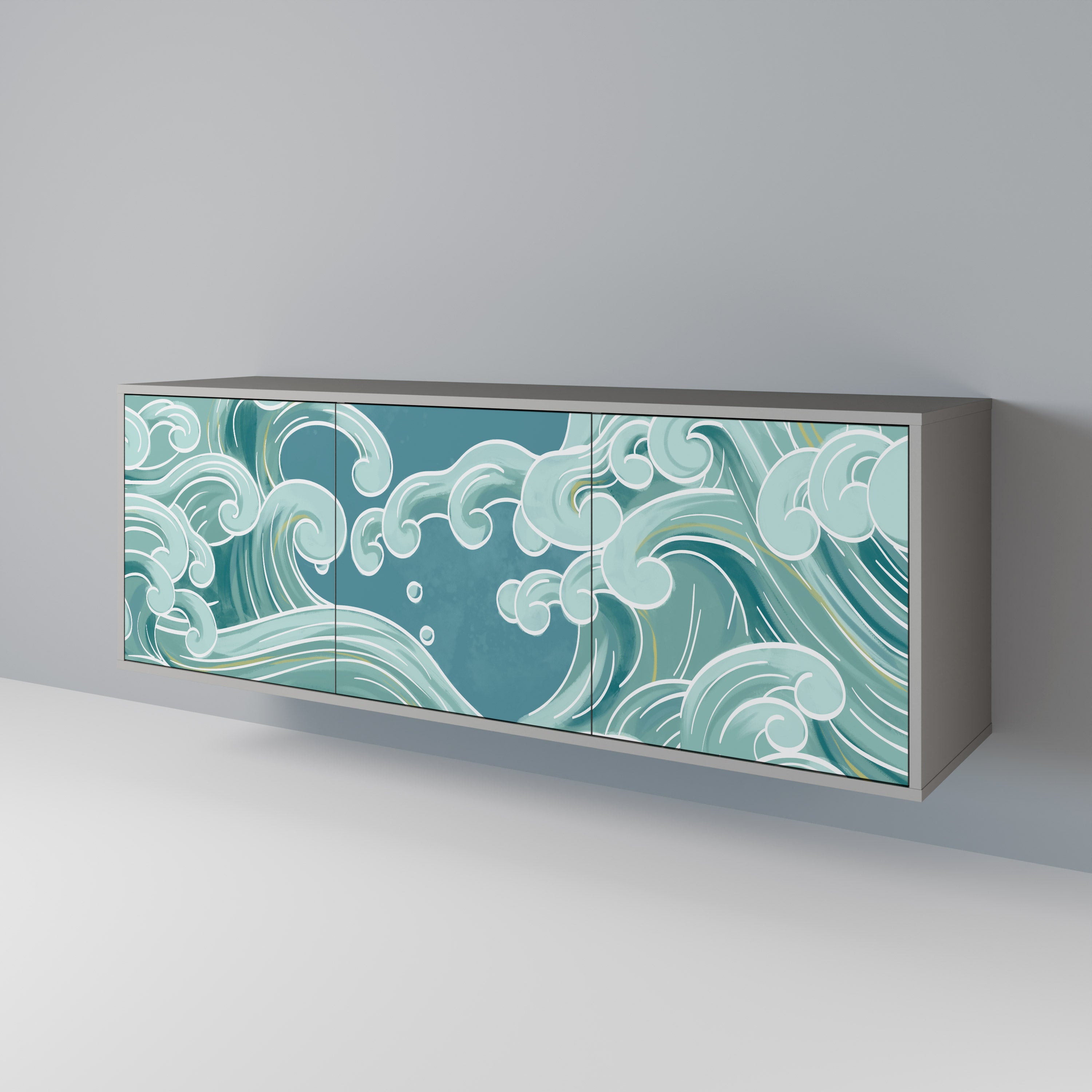 ASIAN SWAY 3-türiges Sideboard