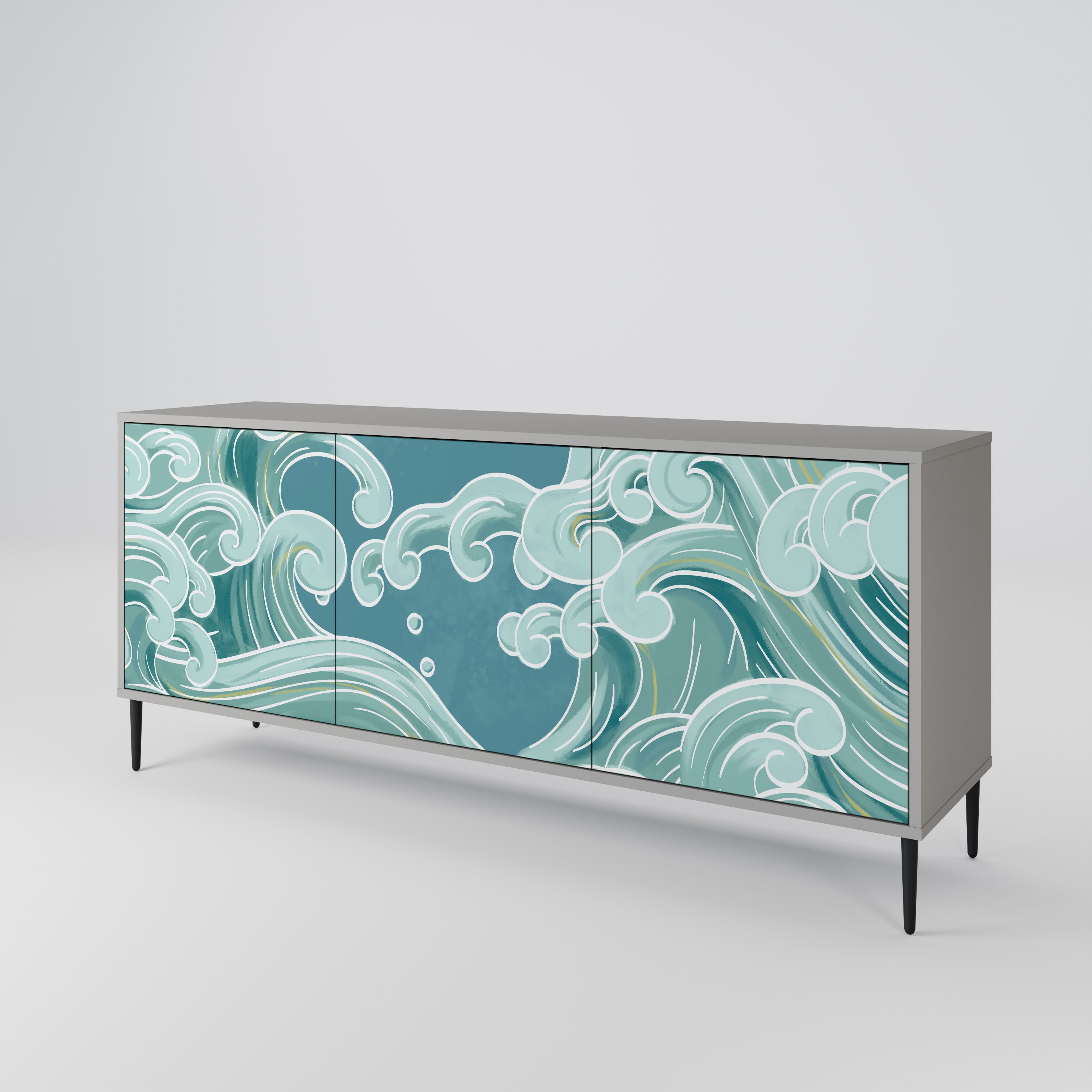 ASIAN SWAY 3-türiges Sideboard
