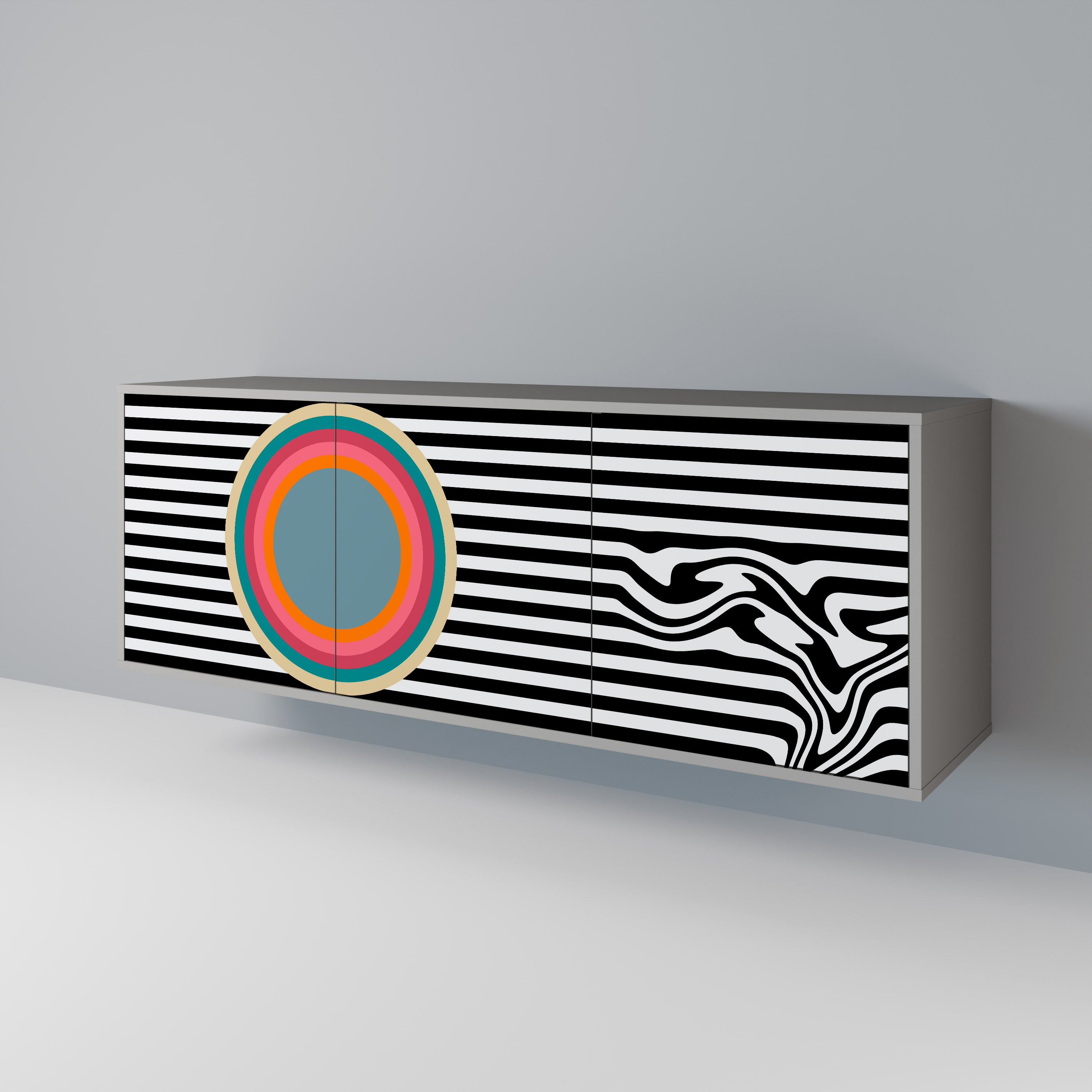 SPECTRA SHOWCASE 3-türiges Sideboard