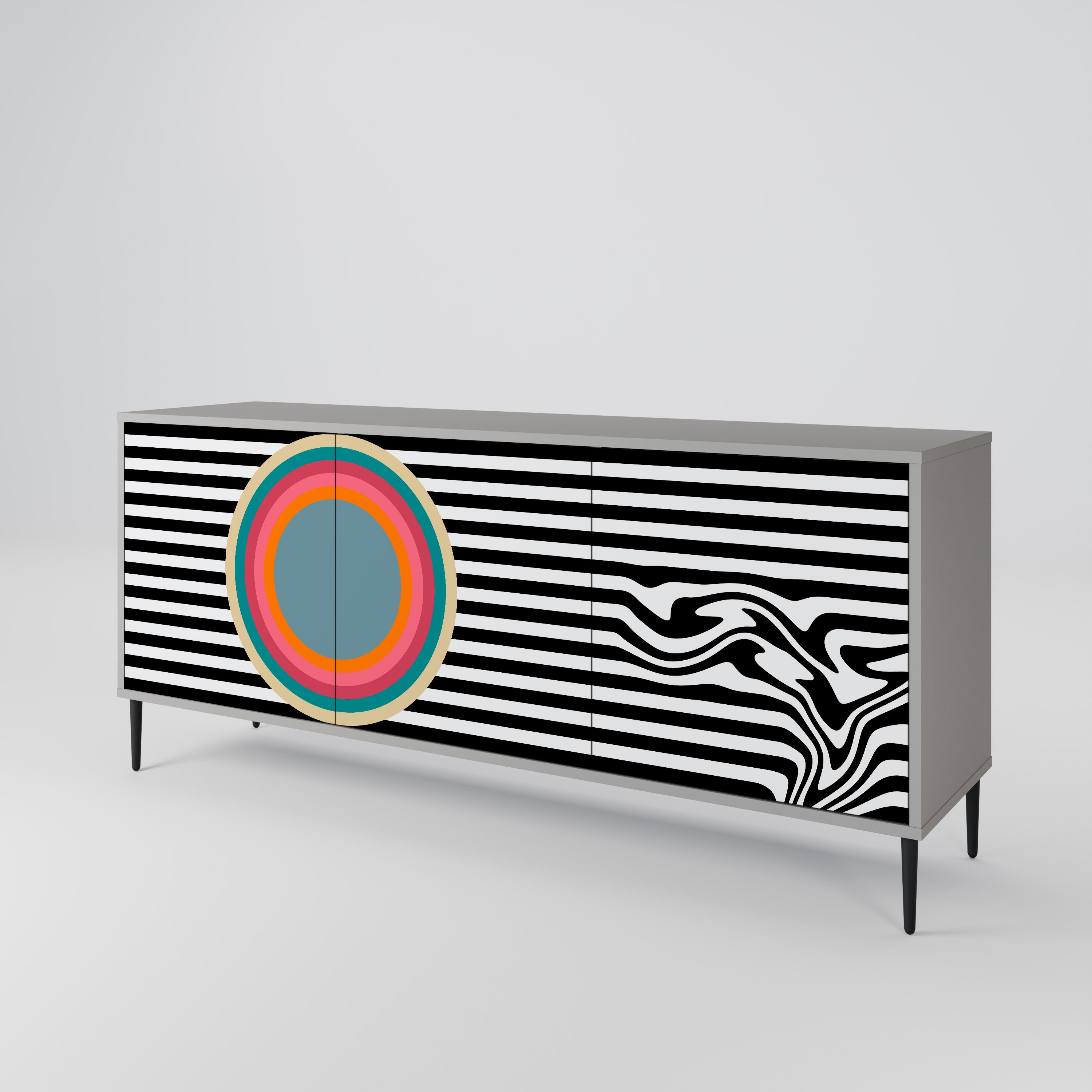 SPECTRA SHOWCASE 3-türiges Sideboard