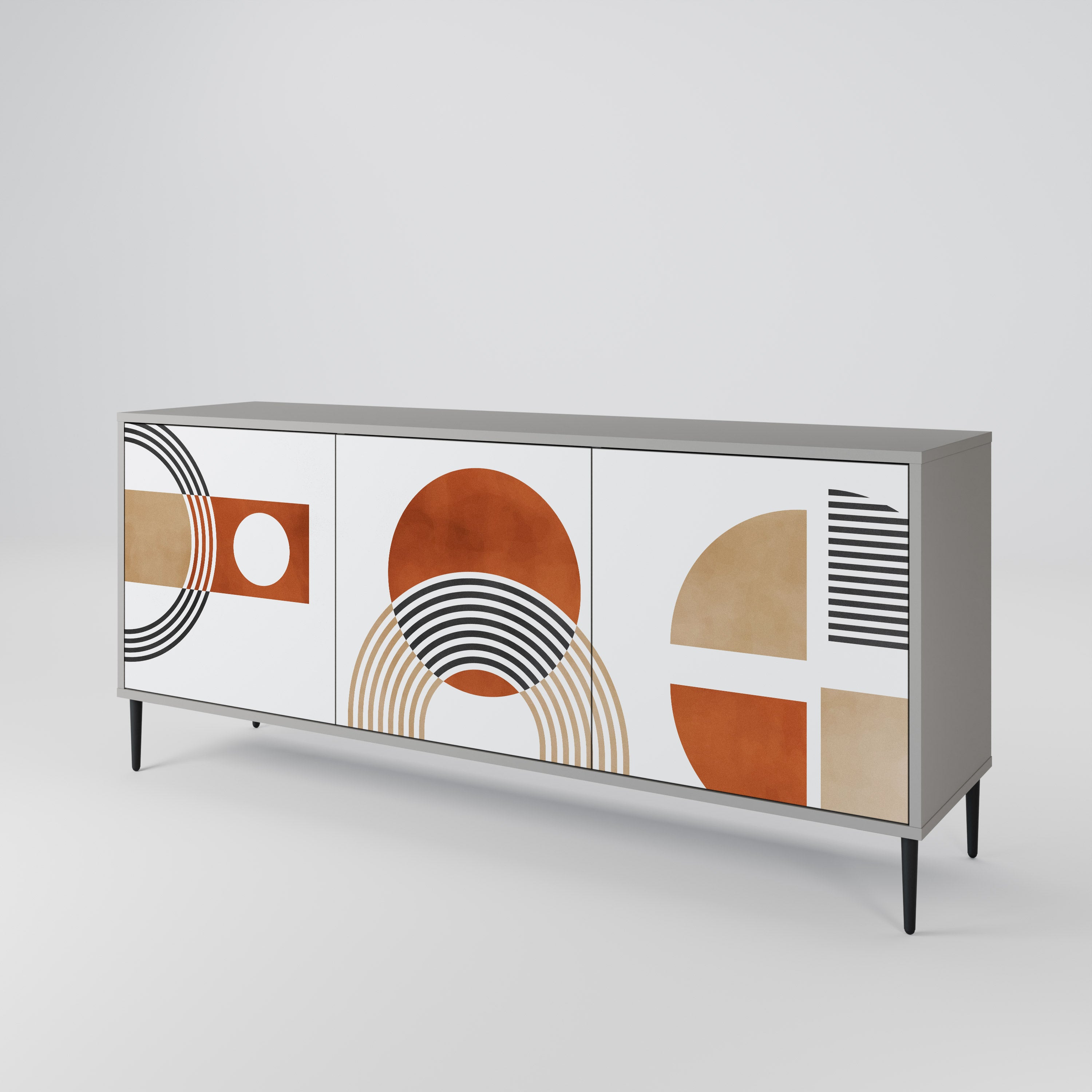 CIRCLE RHYTM 3-türiges Sideboard