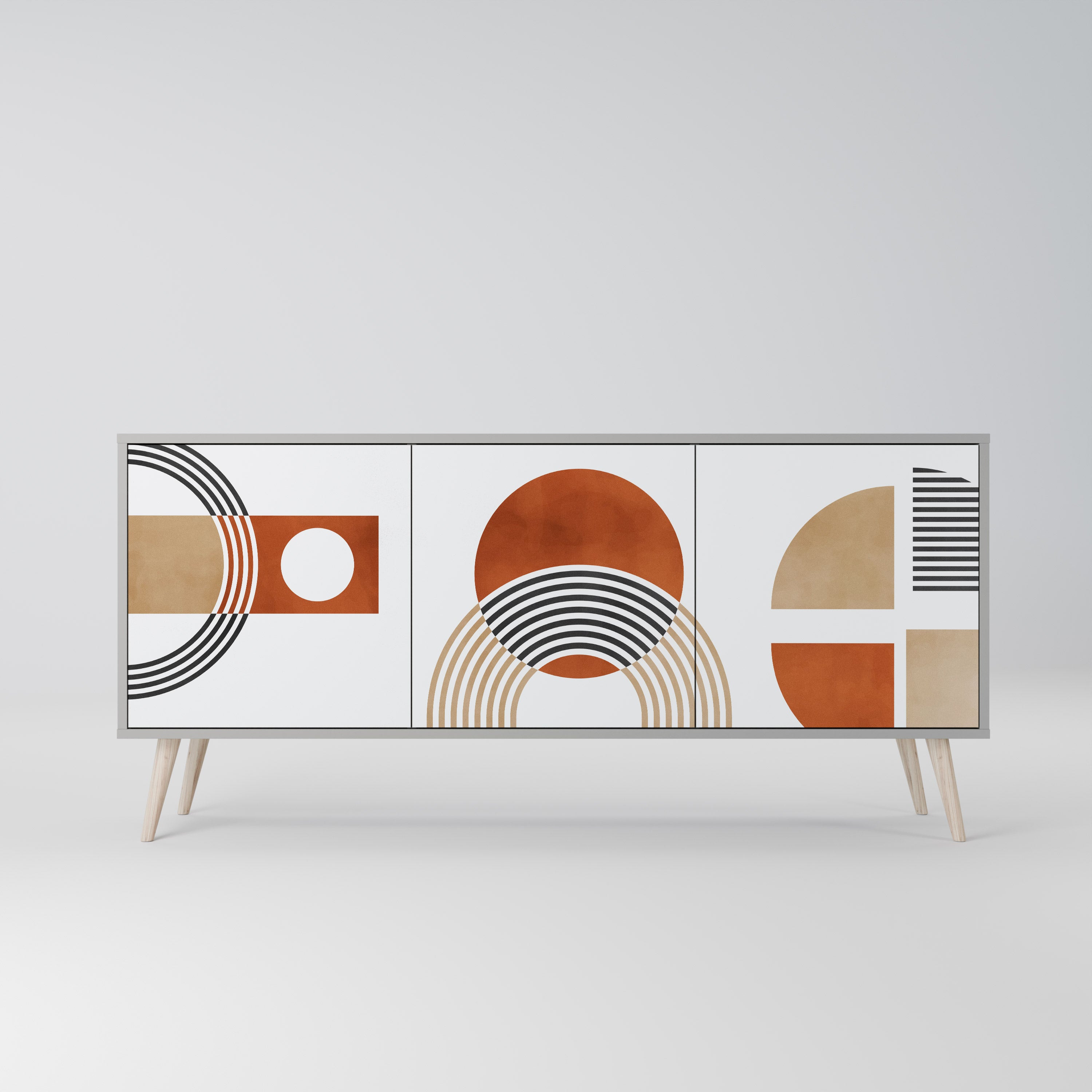 CIRCLE RHYTM 3-türiges Sideboard
