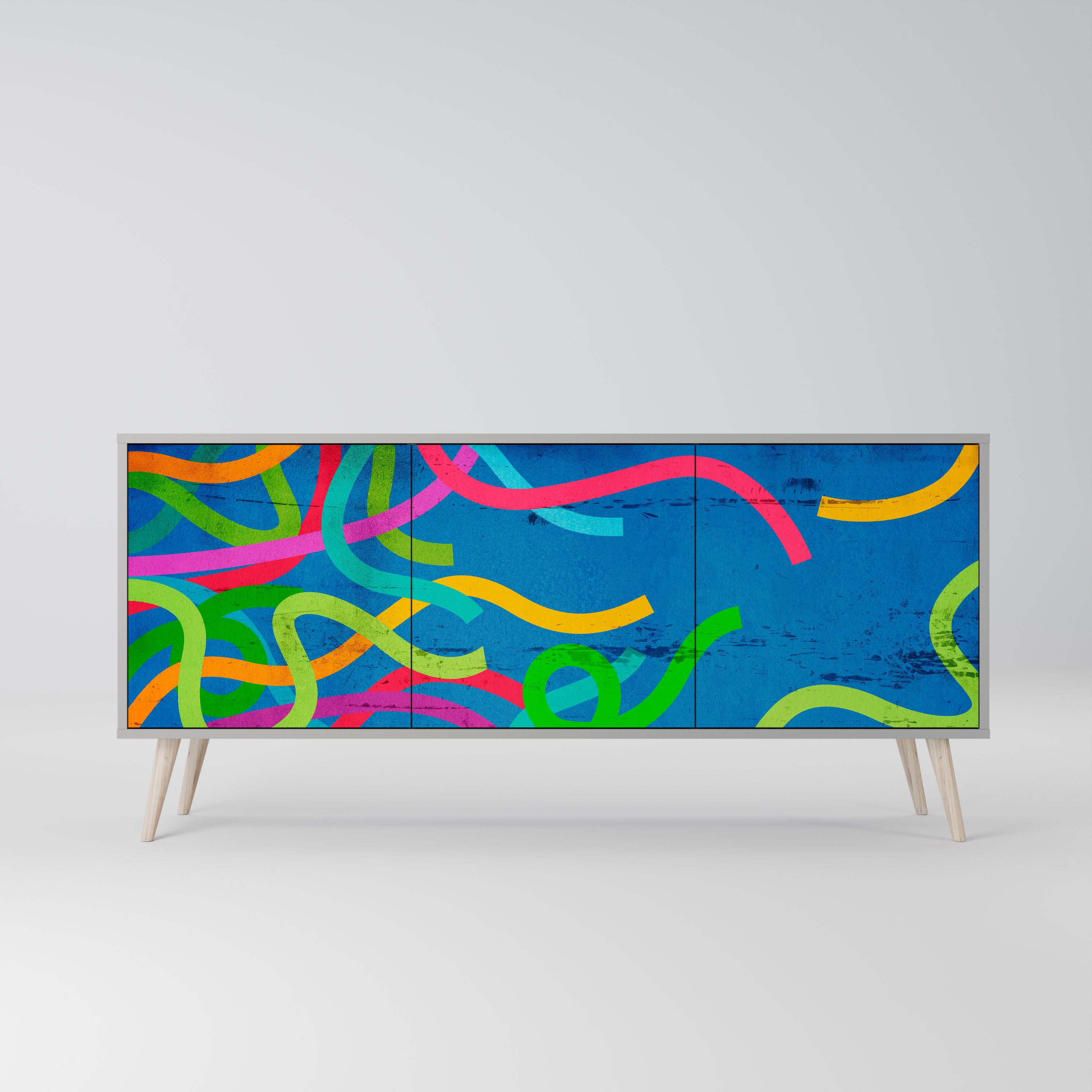 STREAMER TANGLE 3-Door Sideboard