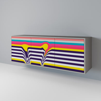 TONE COLLAPSE 3-Door Sideboard