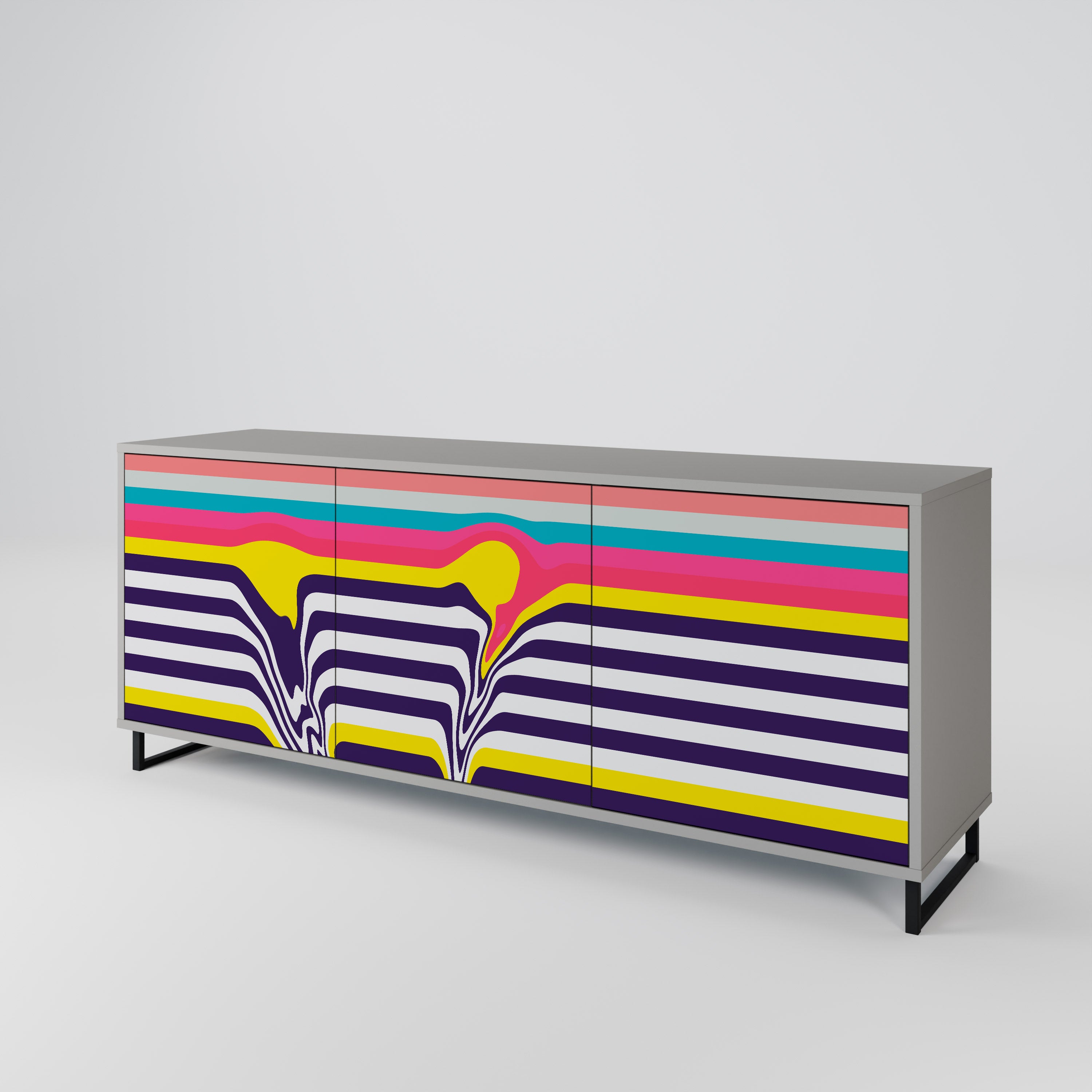 TONE COLLAPSE 3-türiges Sideboard