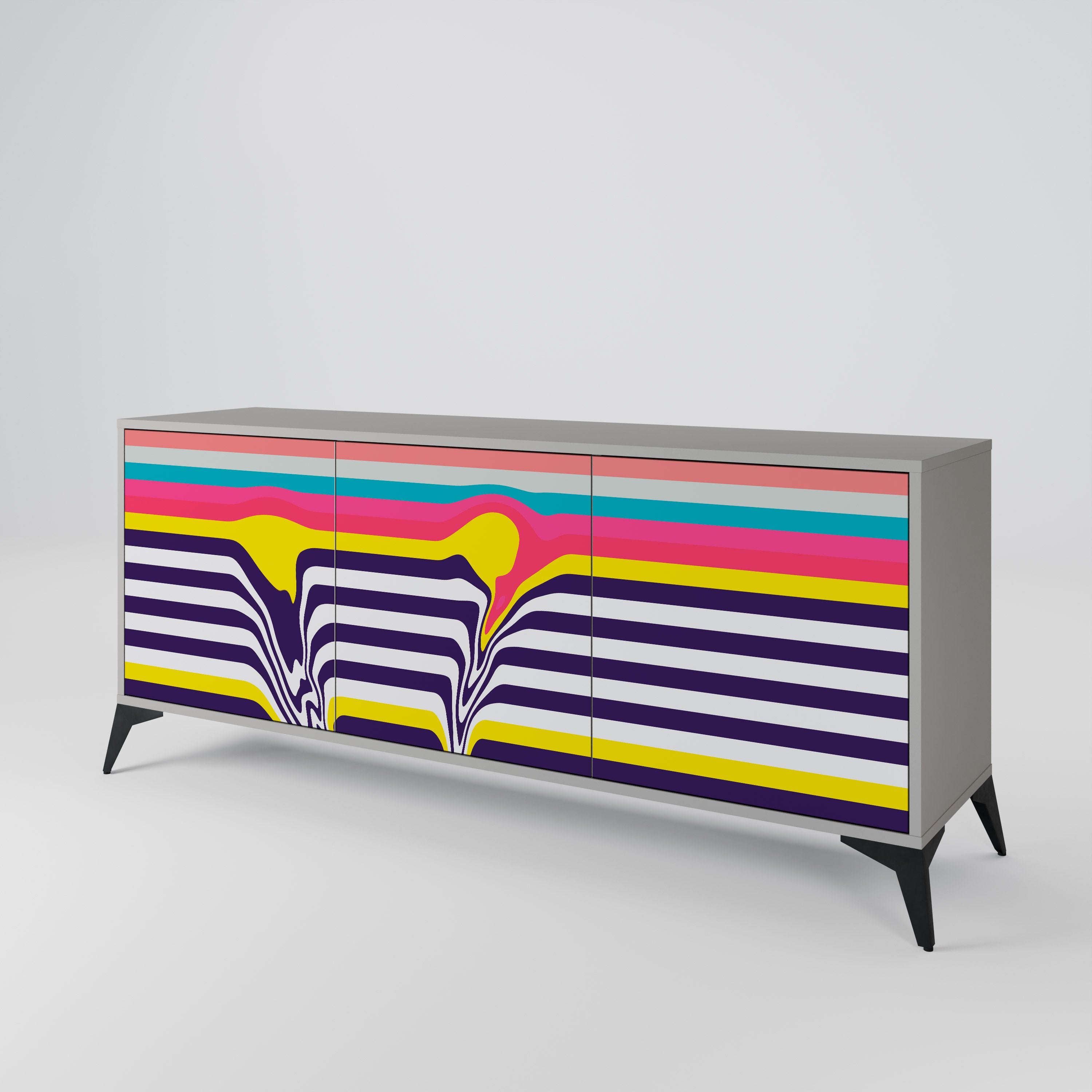 TONE COLLAPSE 3-türiges Sideboard
