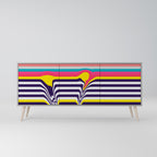 TONE COLLAPSE 3-Door Sideboard