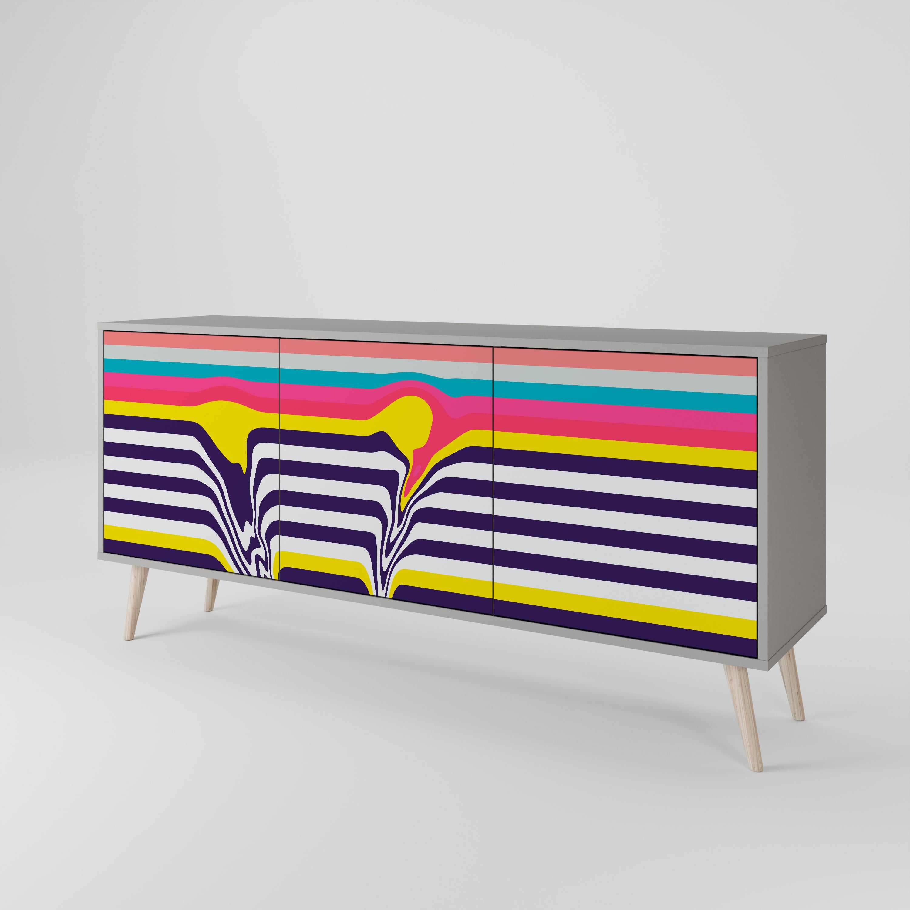 TONE COLLAPSE 3-türiges Sideboard