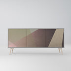 BEIGE GEOMETRY 3-türiges Sideboard