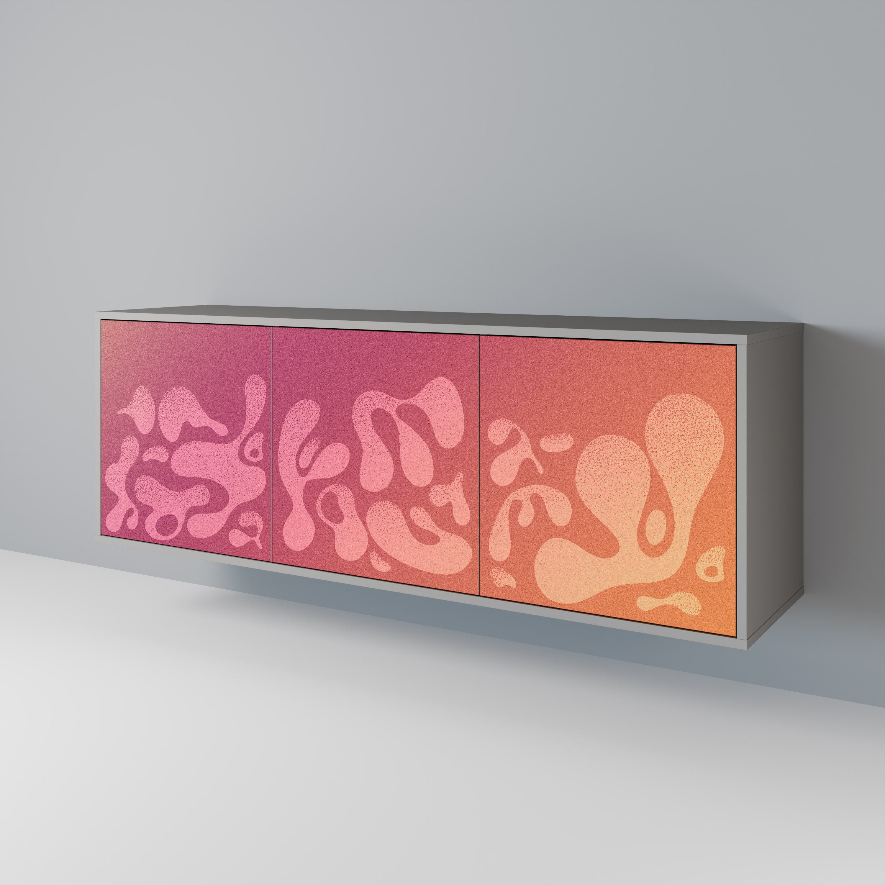 IRREGULAR PINK 3-türiges Sideboard