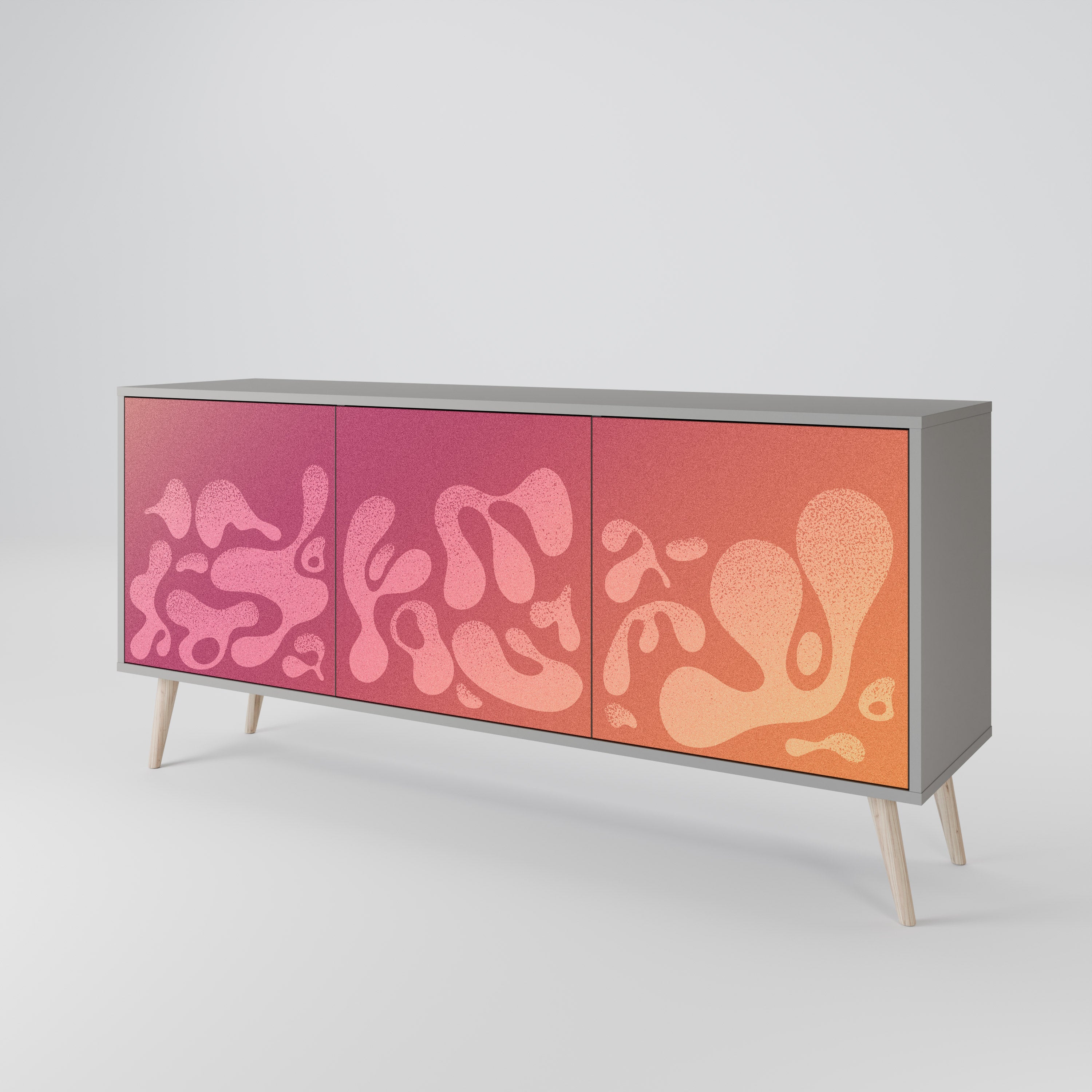 IRREGULAR PINK 3-türiges Sideboard