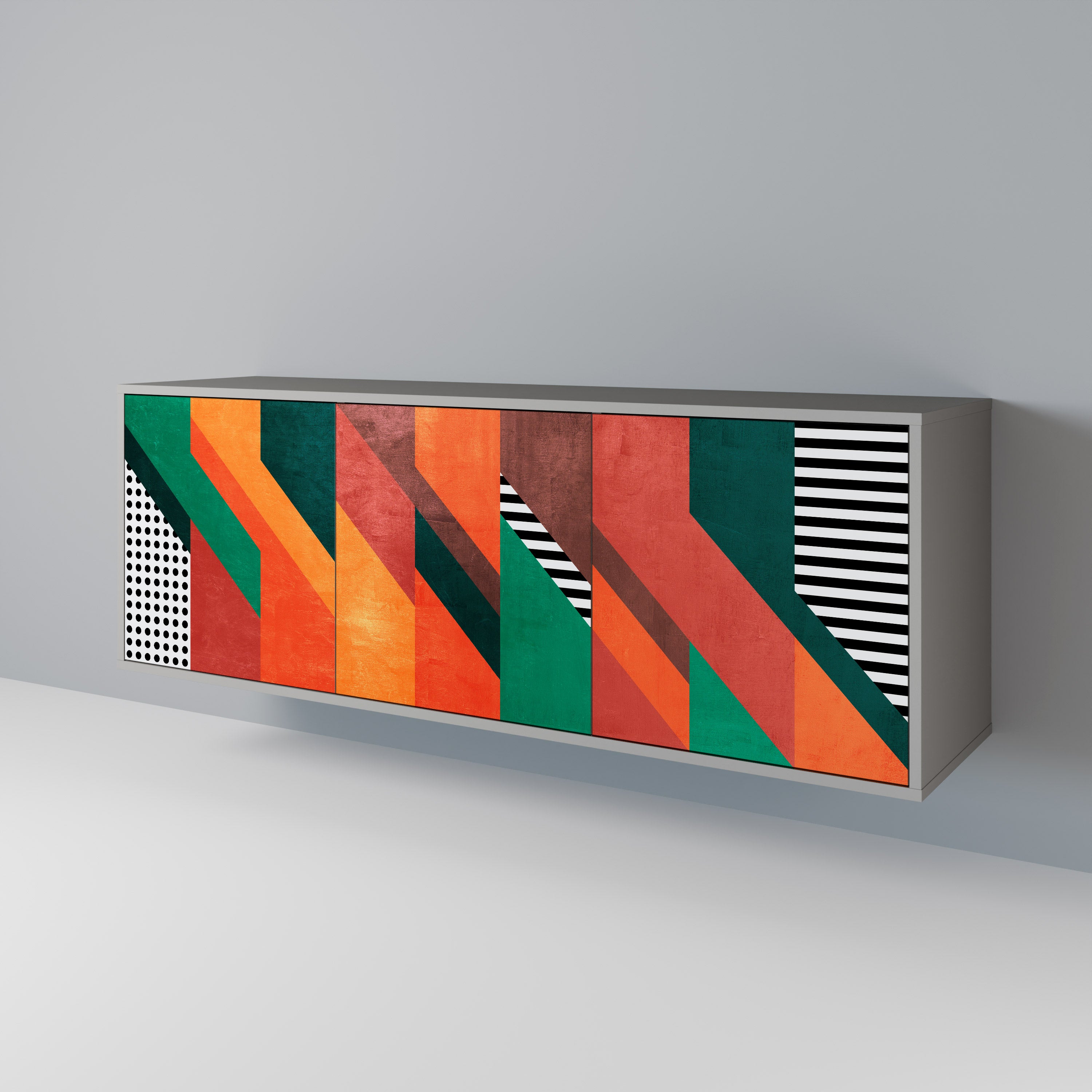 MAKESHIFT ARTISTRY 3-türiges Sideboard