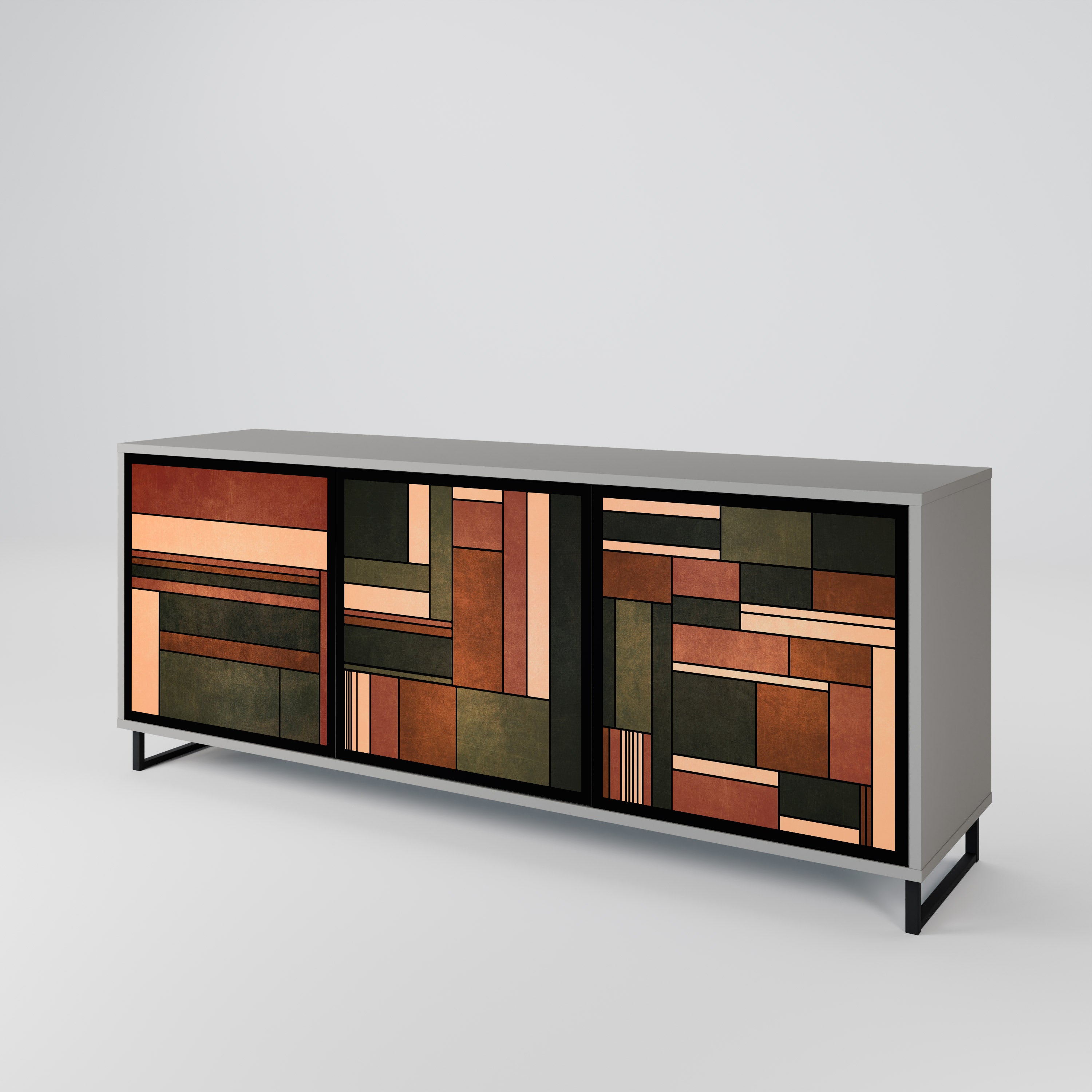 FIGURES OF NATURE 3-Door Sideboard