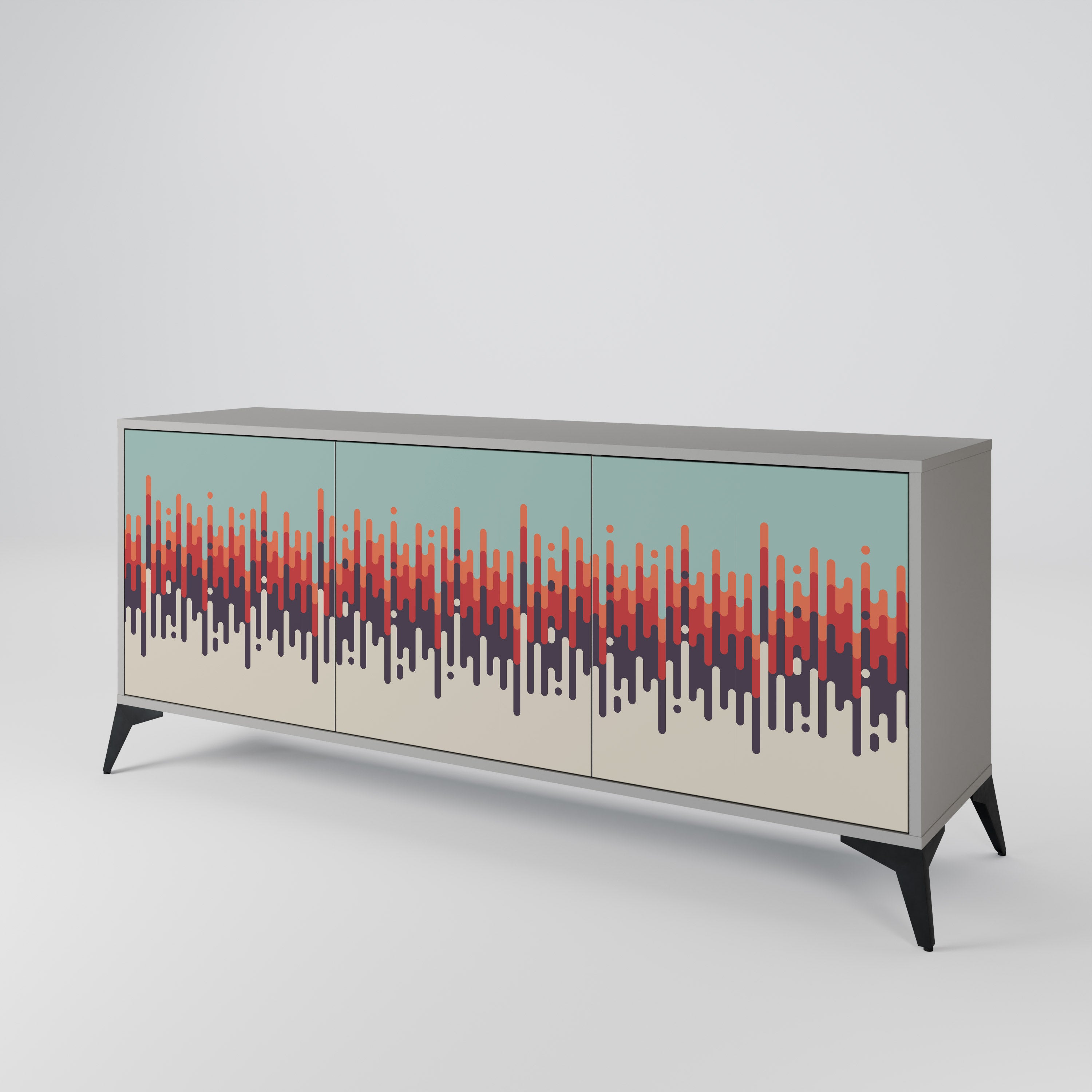 CHROMA CONTOURS 3-Door Sideboard