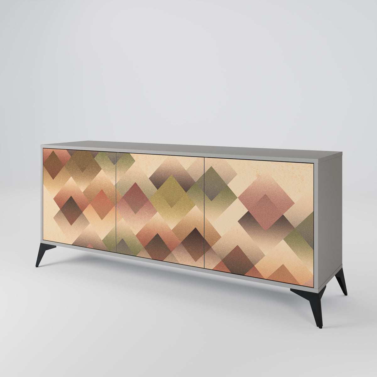 GEOMETRIC FUSION Aparador de 3 Puertas