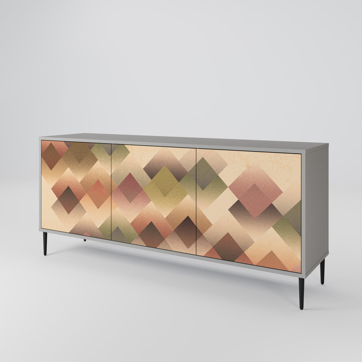 GEOMETRIC FUSION Aparador de 3 Puertas