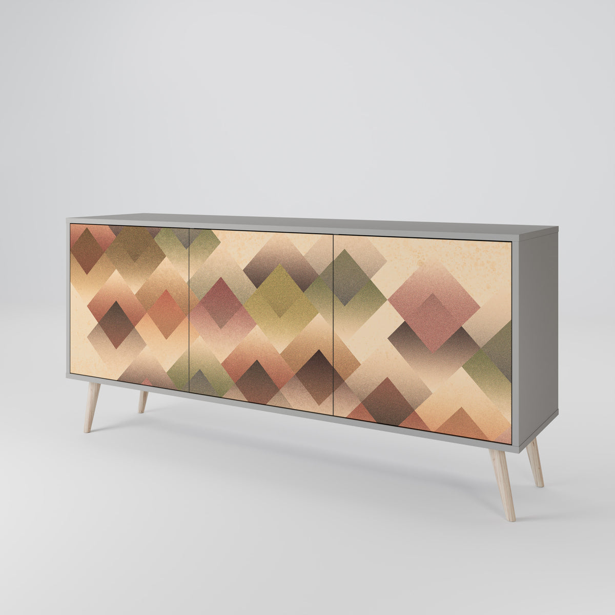 GEOMETRIC FUSION Aparador de 3 Puertas