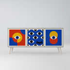 GEOMETRIC EYES 3-Door Sideboard