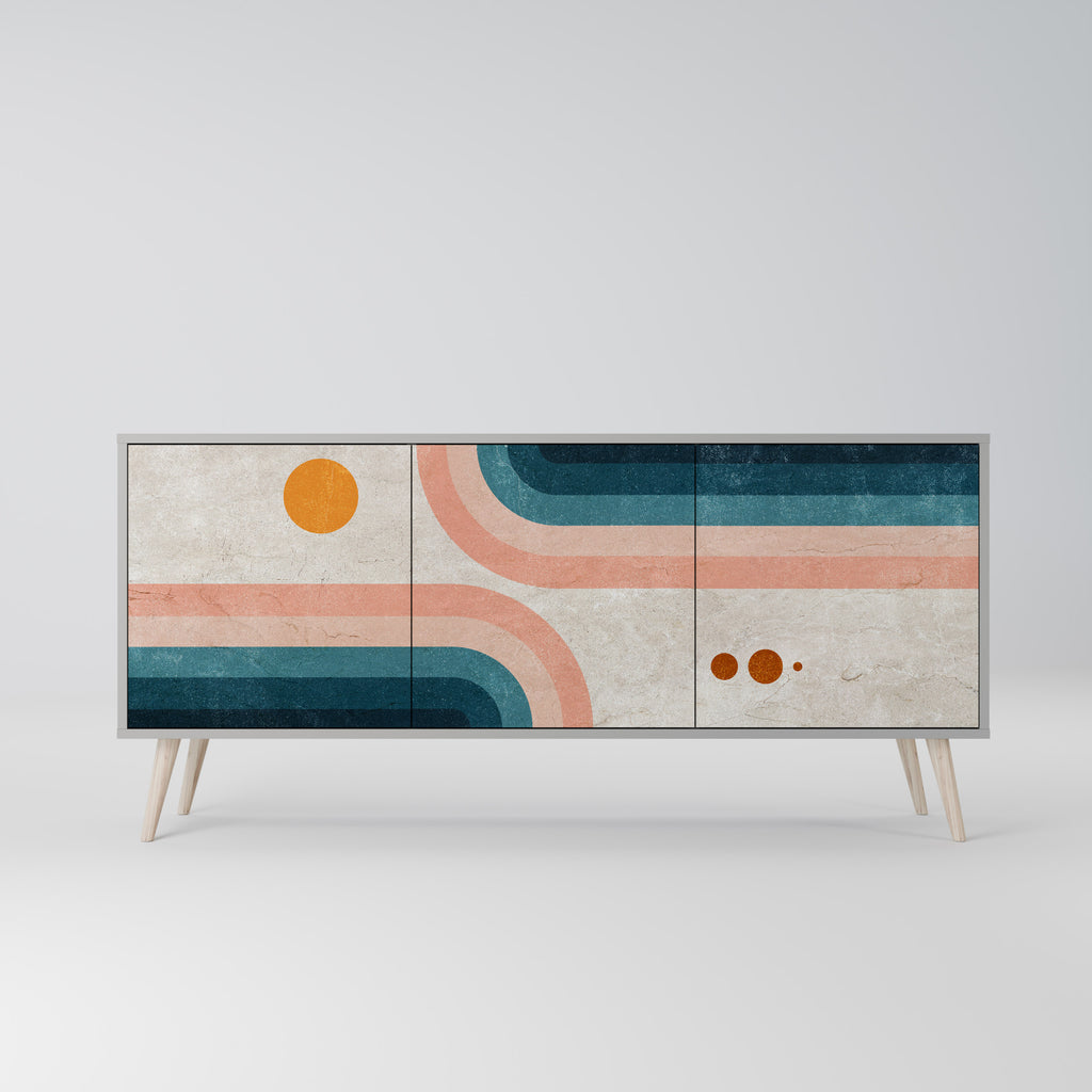 TWO HALVES 3-türiges Sideboard