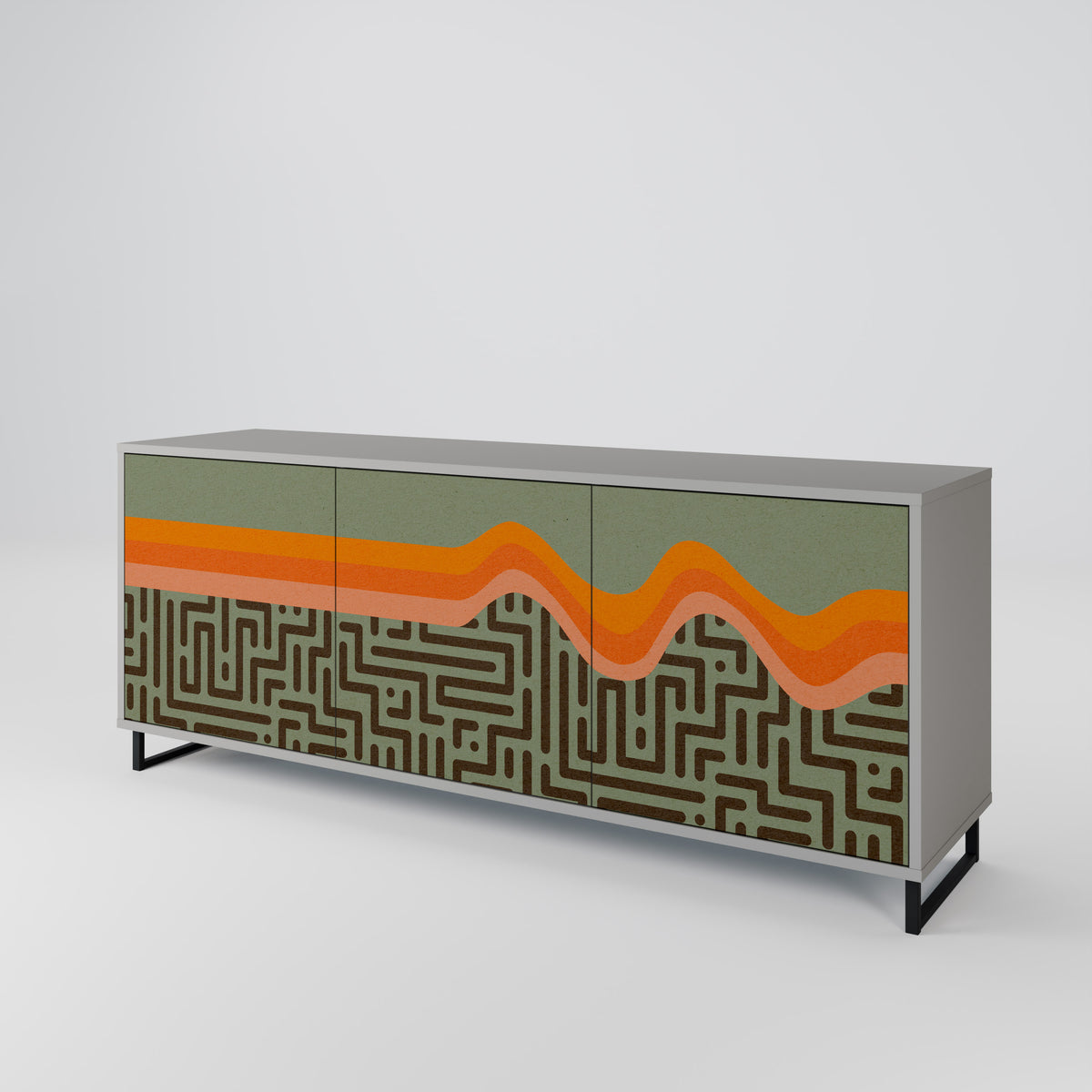 SIMPLE SOLUTIONS 3-türiges Sideboard