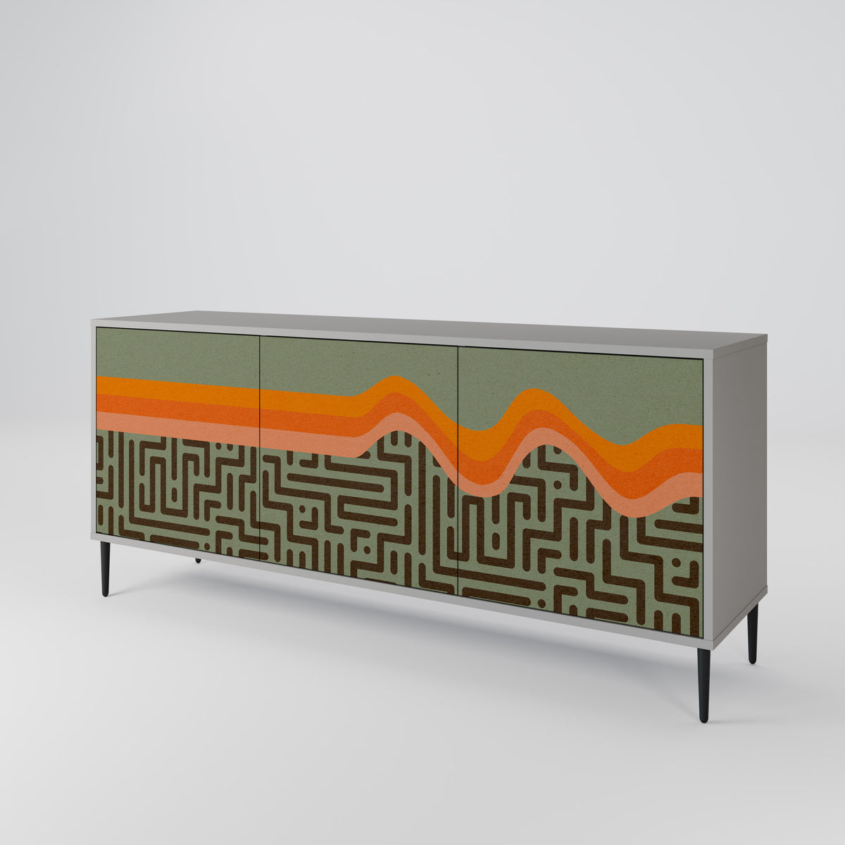 SIMPLE SOLUTIONS 3-türiges Sideboard
