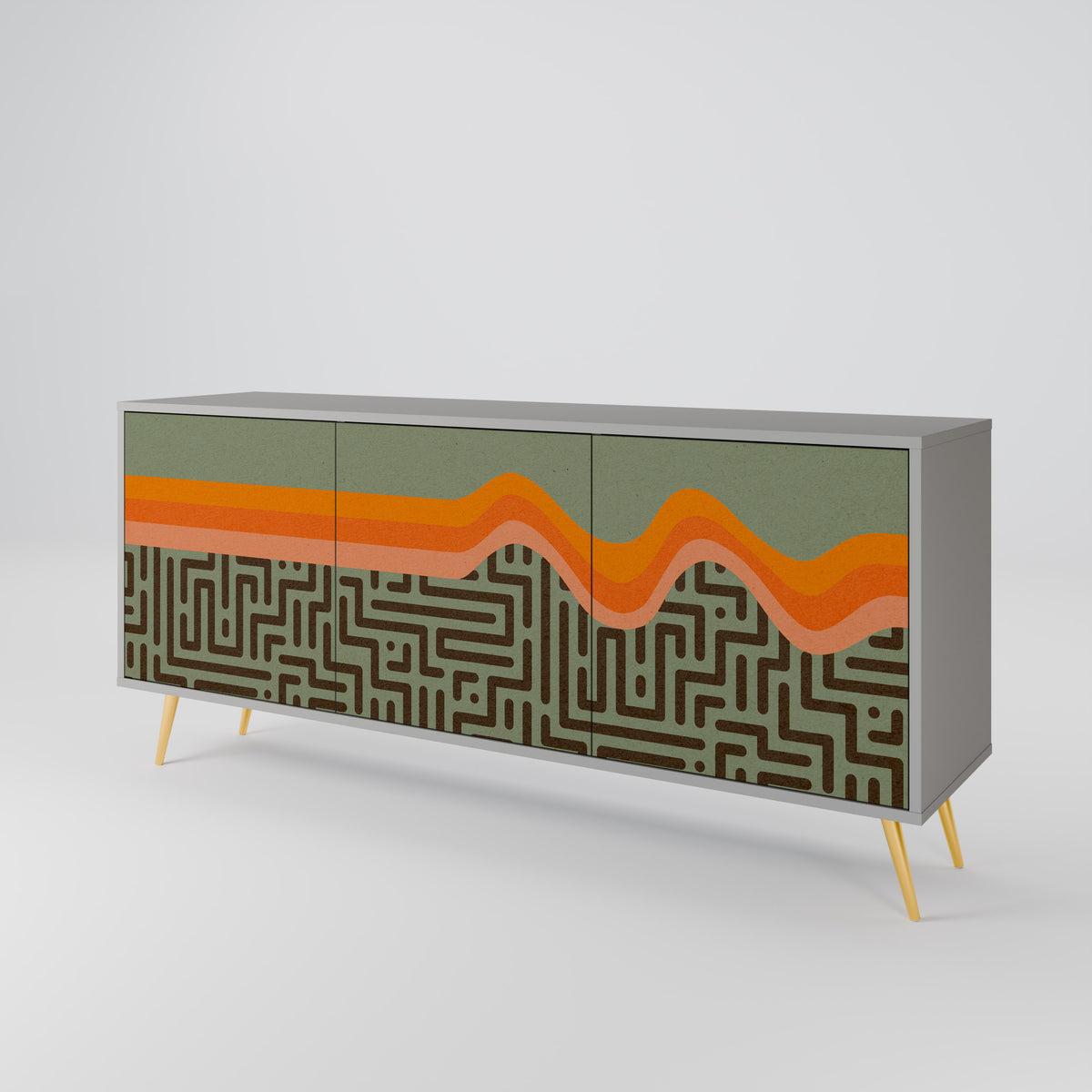 SIMPLE SOLUTIONS 3-türiges Sideboard