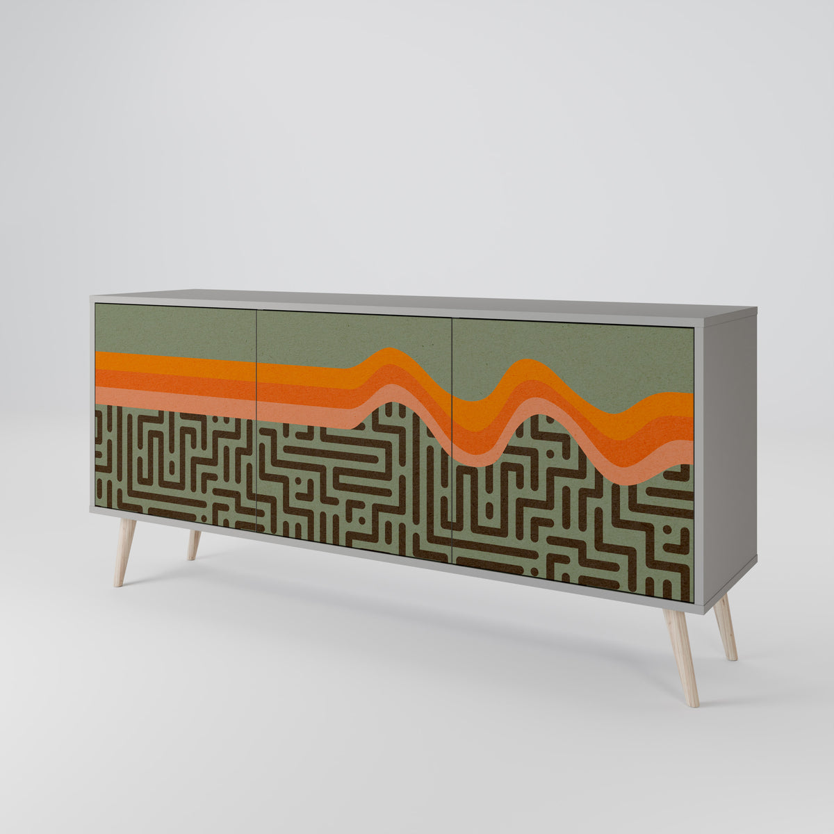 SIMPLE SOLUTIONS 3-türiges Sideboard