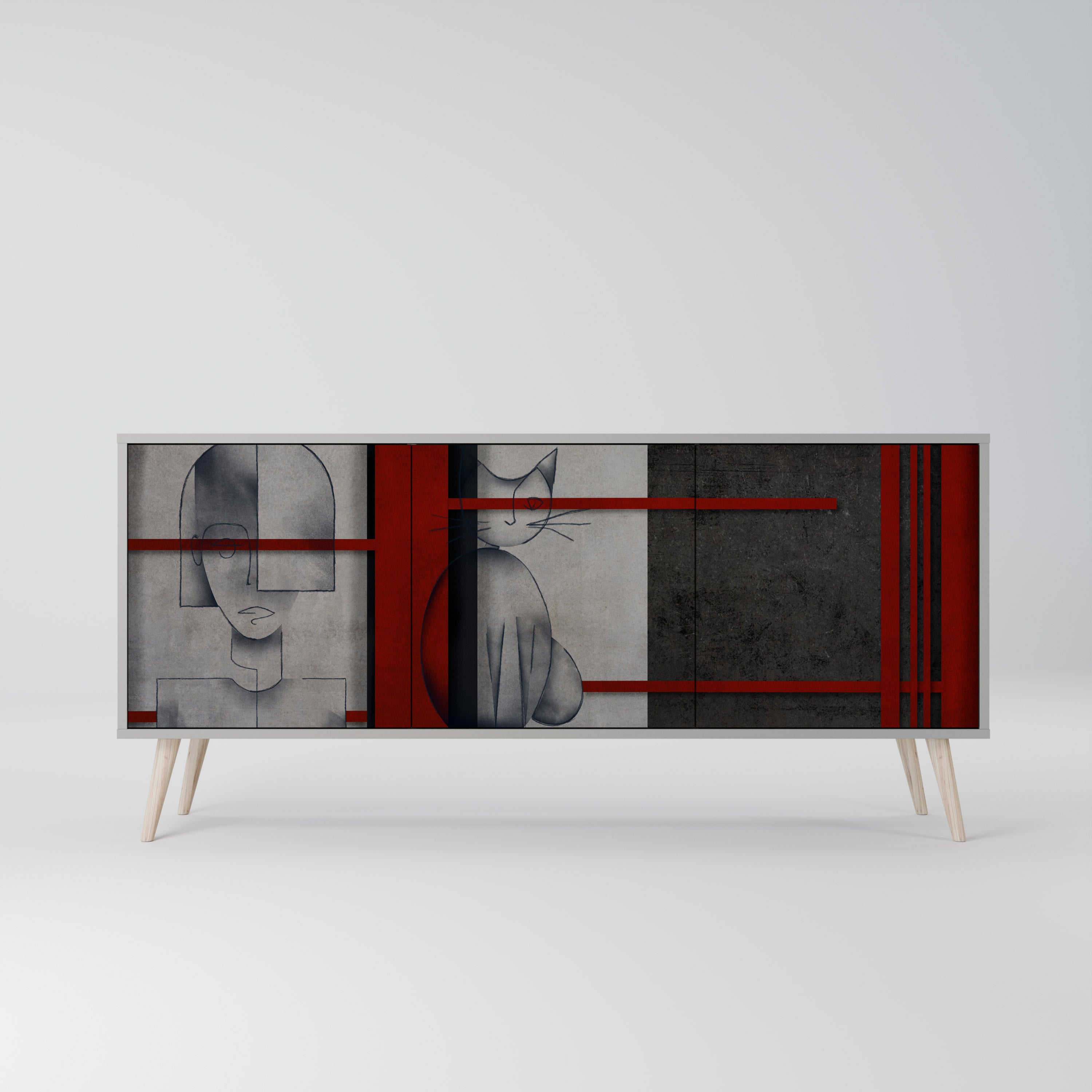 GRAY FIGURES 3-türiges Sideboard