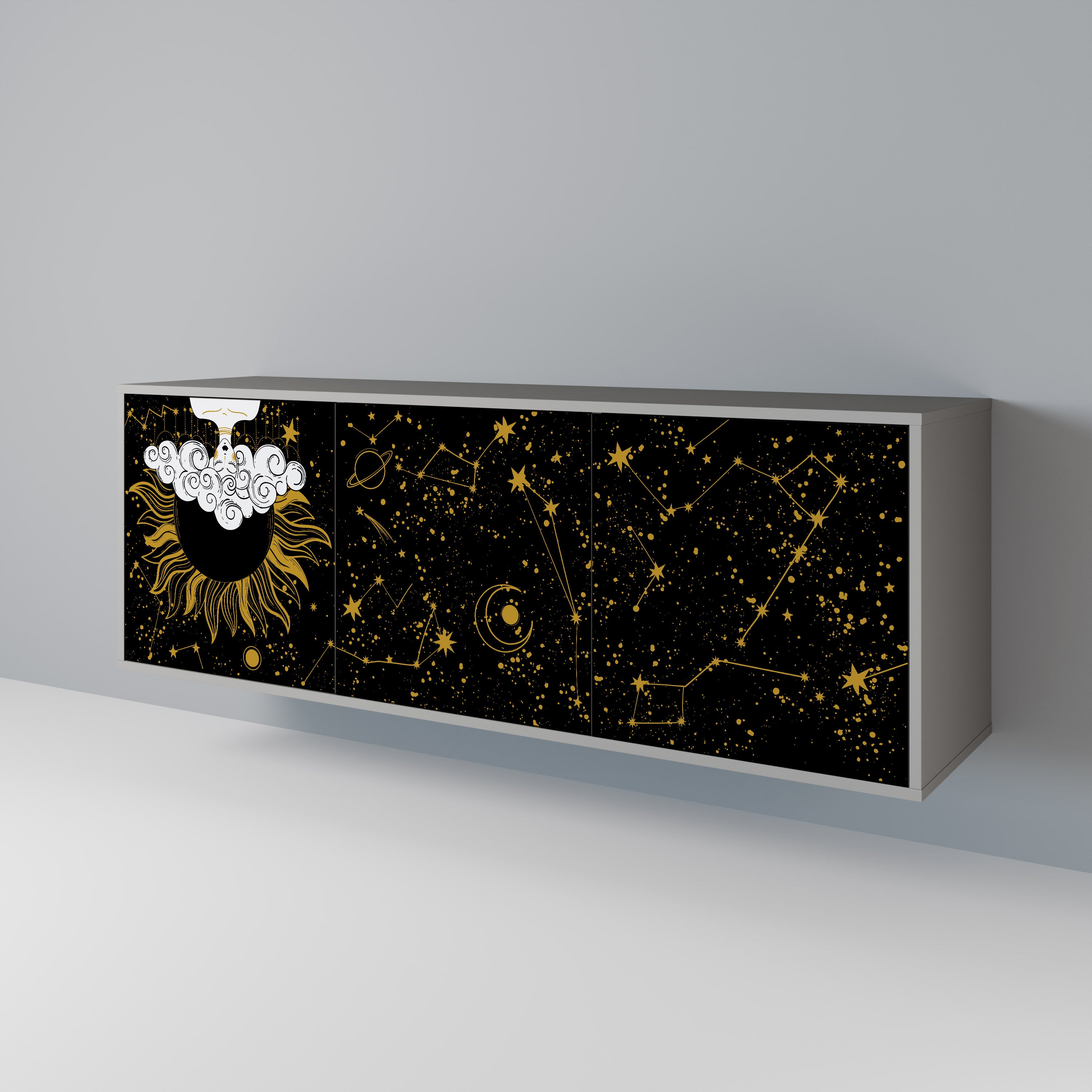 STELLAR CONSTELLATIONS 3-Door Sideboard