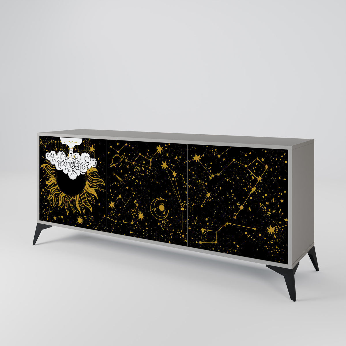 STELLAR CONSTELLATIONS Aparador de 3 Puertas
