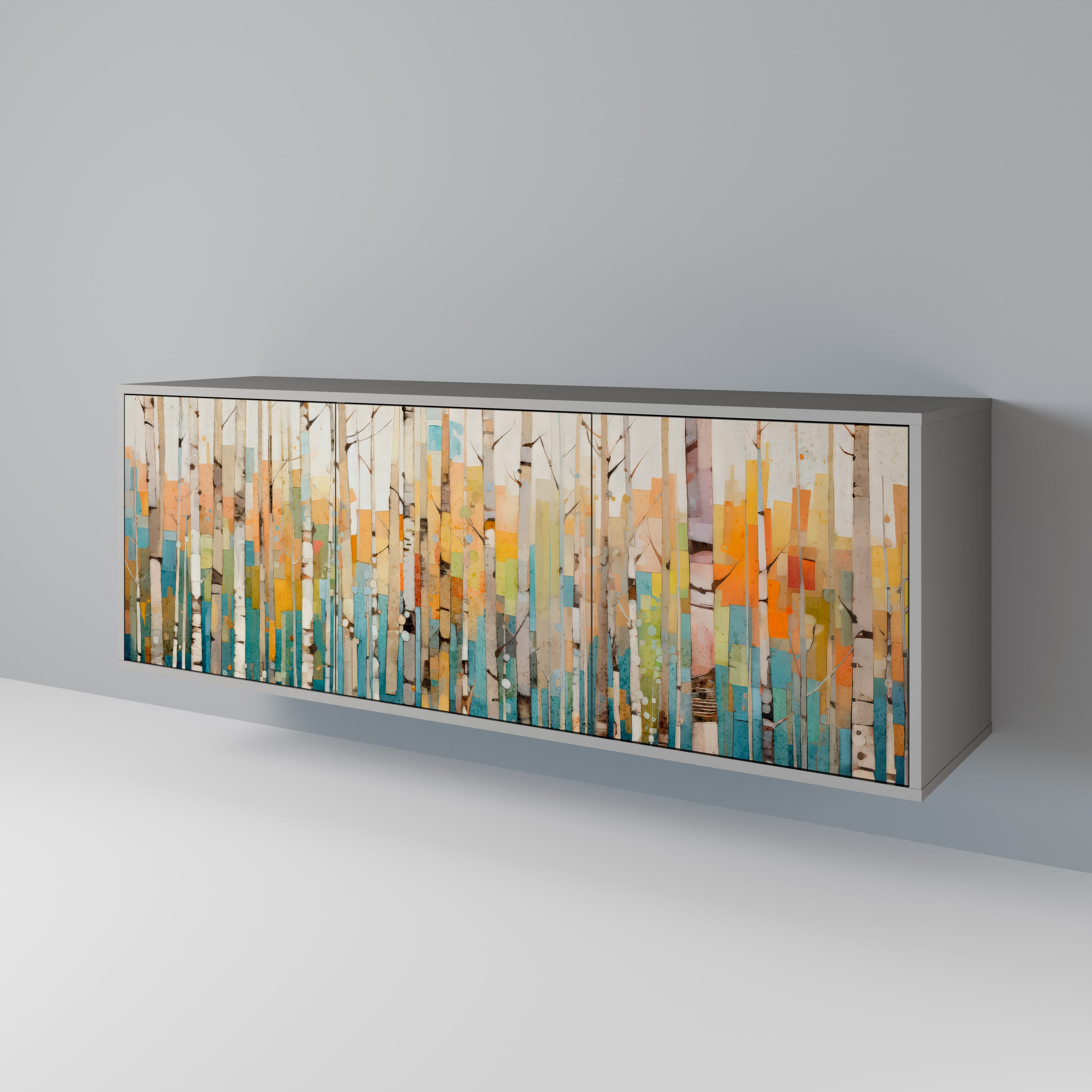 BIRCH KALEIDOSCOPE 3-Door Sideboard