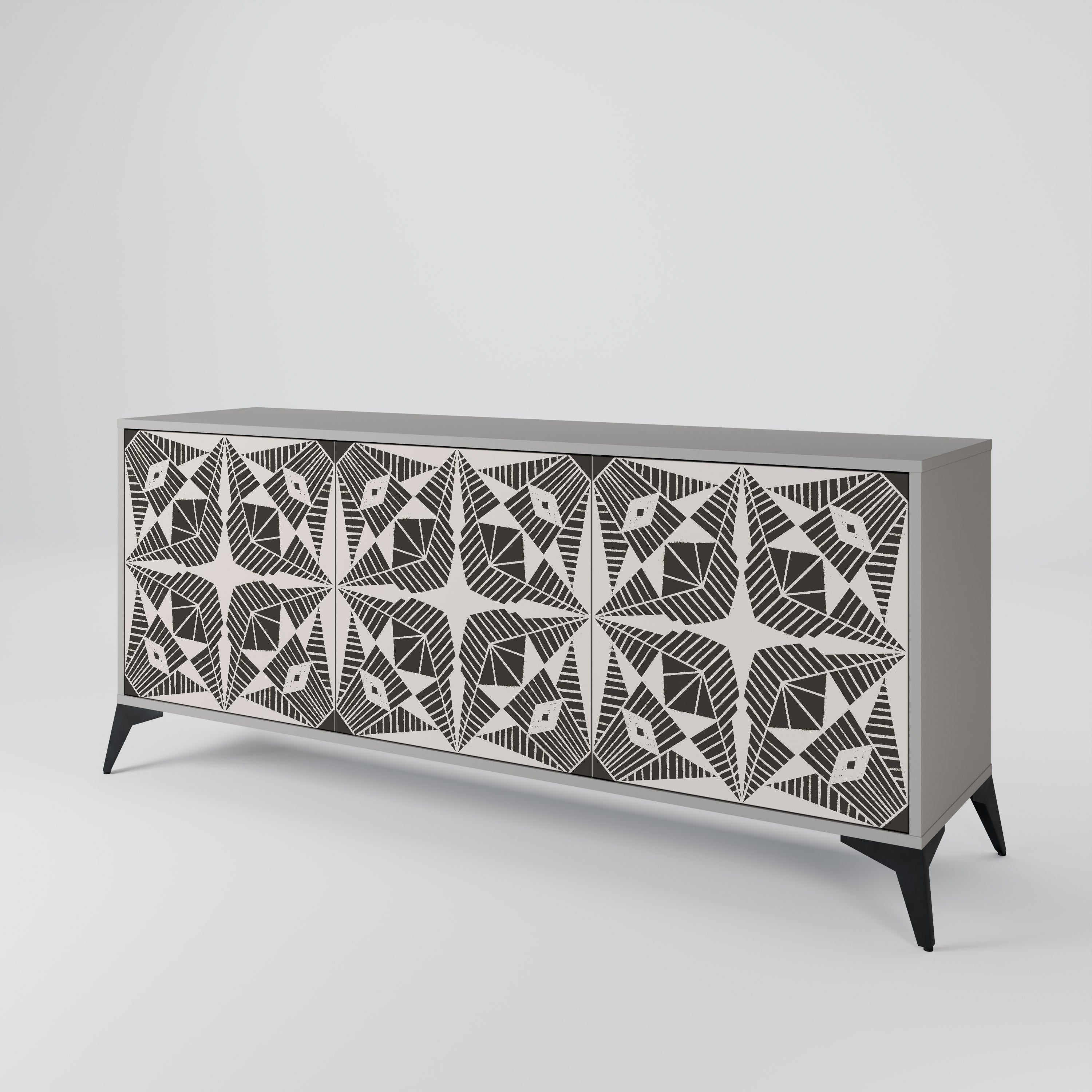 MONOCHROME NEXUS 3-Door Sideboard