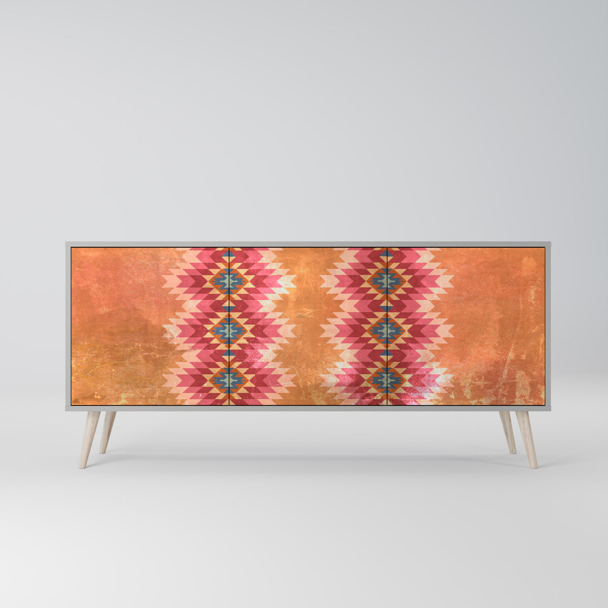 INDIAN FOLK 3-Door Sideboard