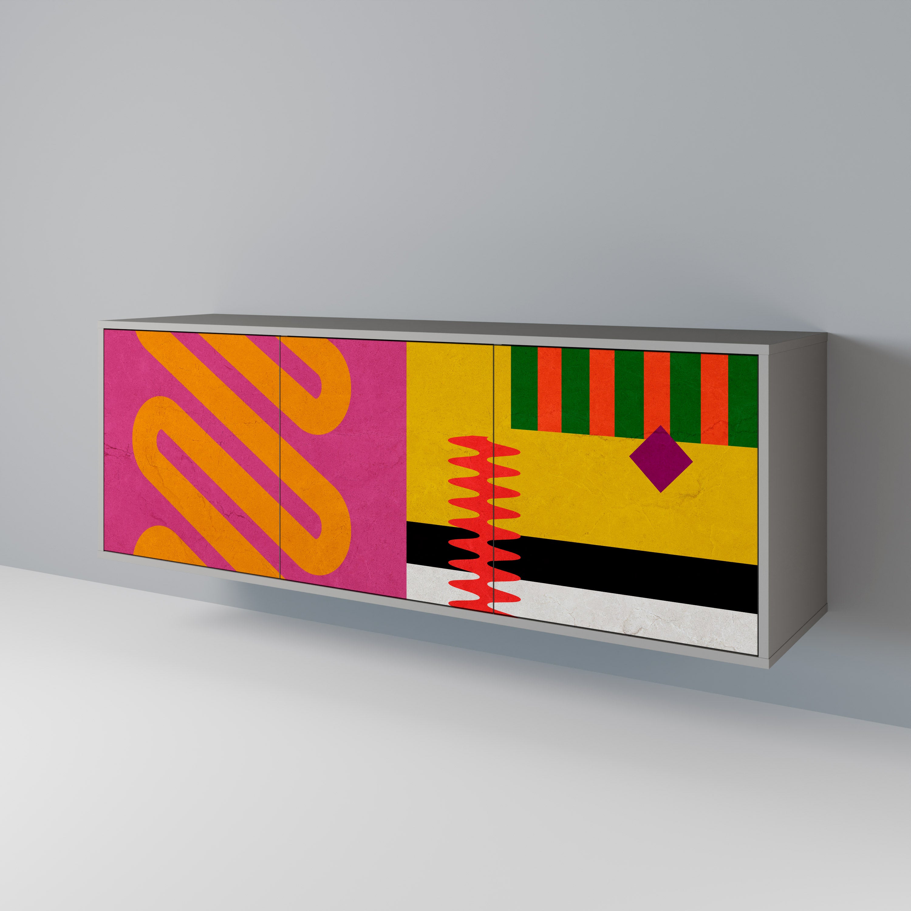VIVID ART 3-Door Sideboard