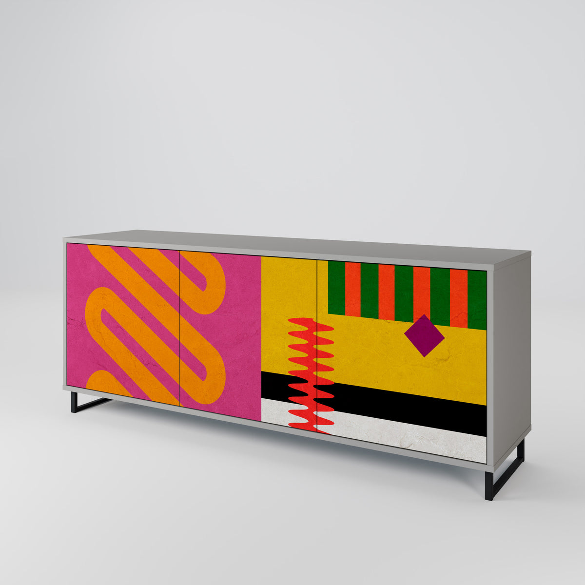VIVID ART 3-türiges Sideboard