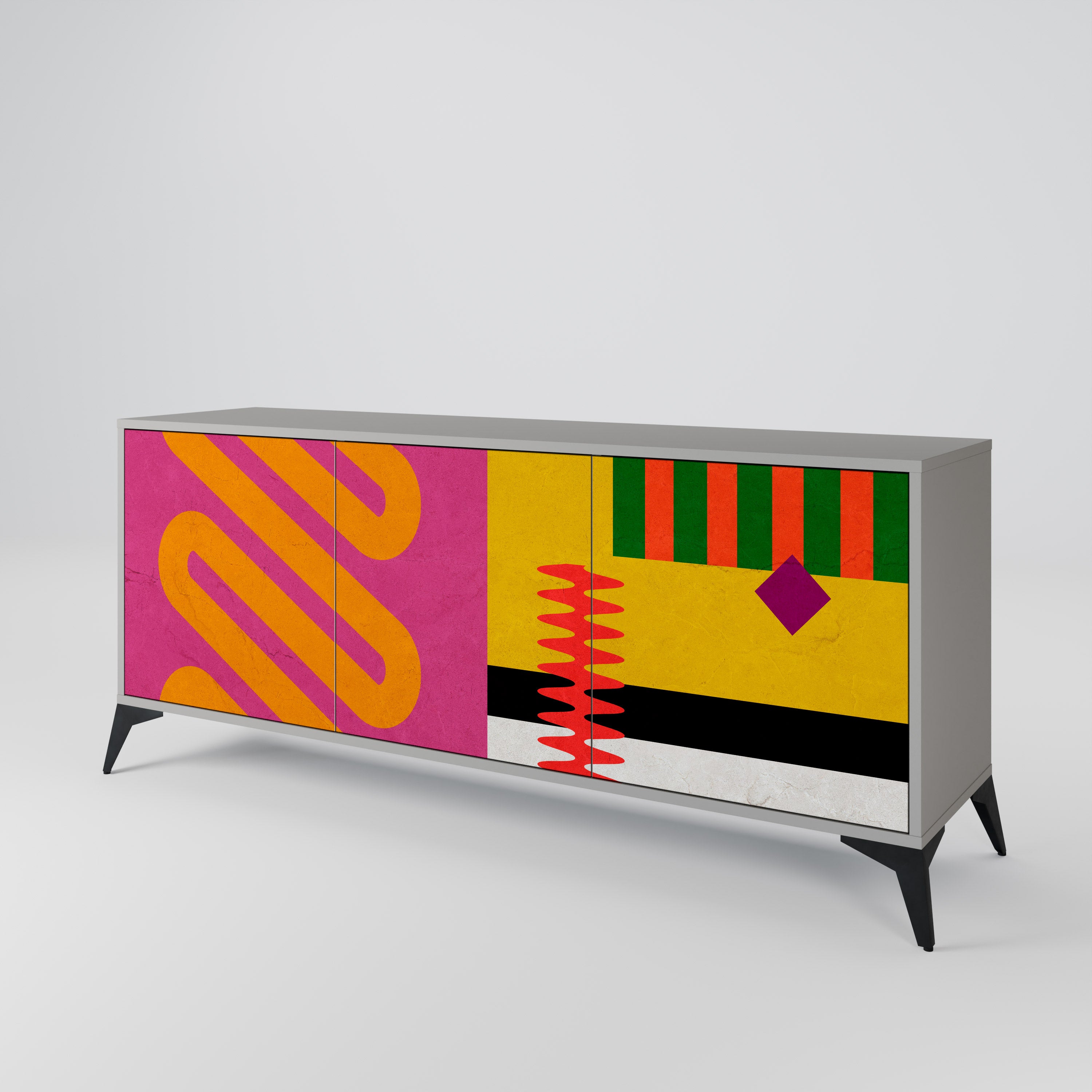 VIVID ART 3-Door Sideboard
