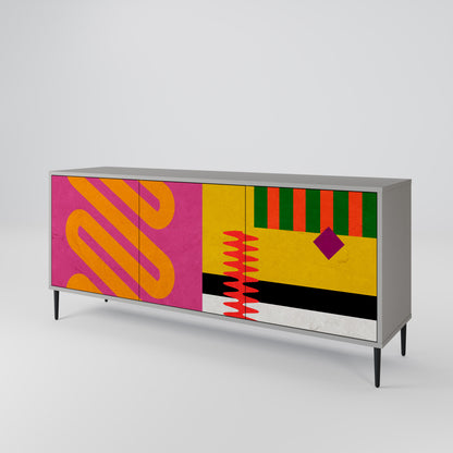 VIVID ART 3-türiges Sideboard