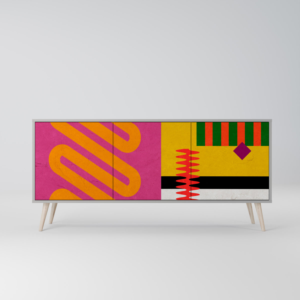 VIVID ART 3-türiges Sideboard