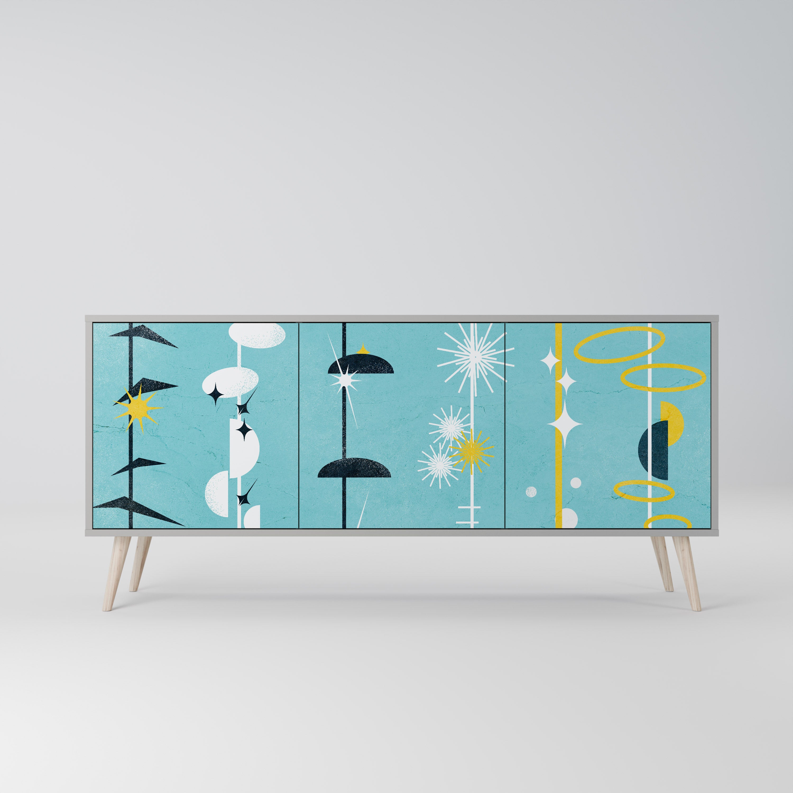 PATHS TO HAPPINESS 3-türiges Sideboard