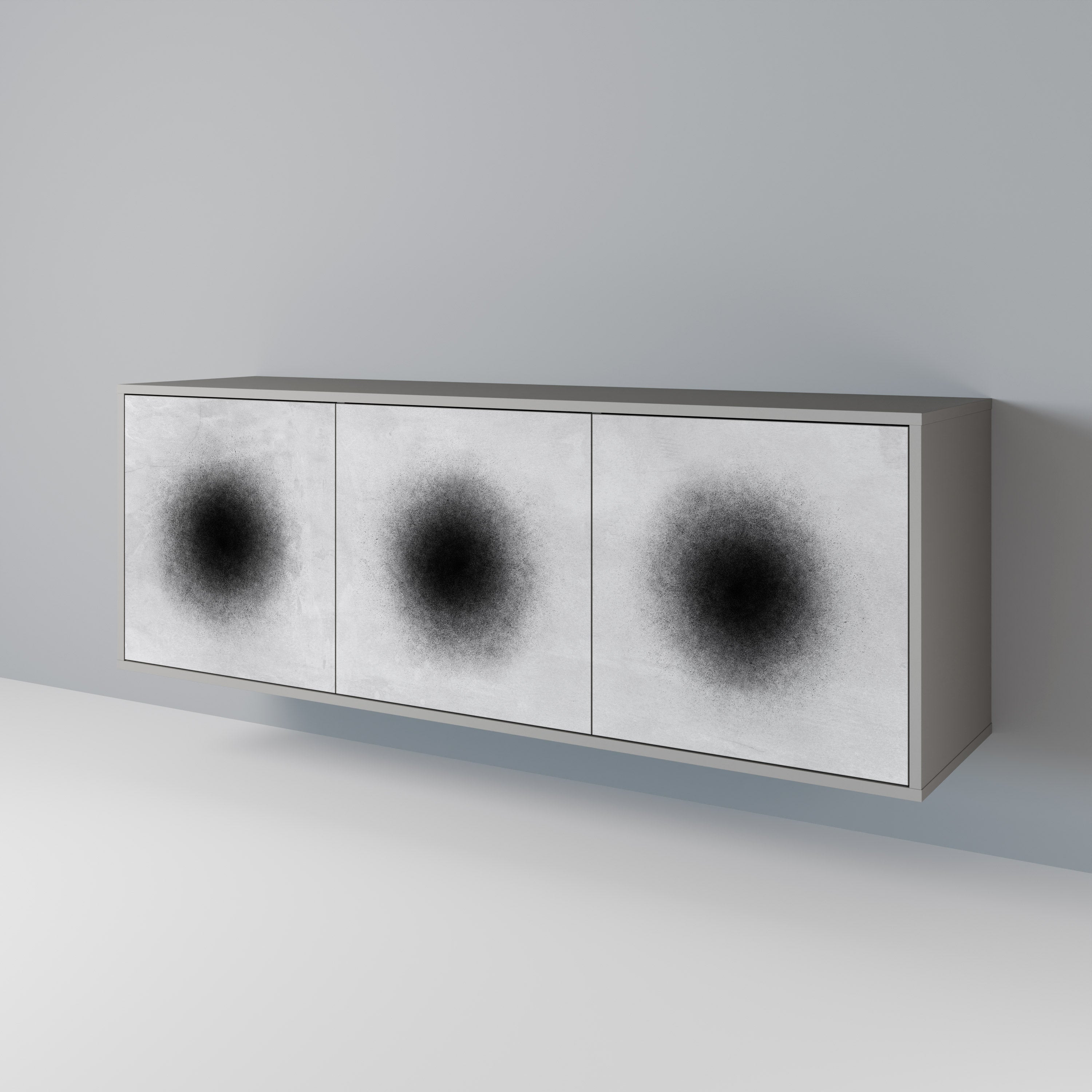 BLACK HOLE 3-Door Sideboard