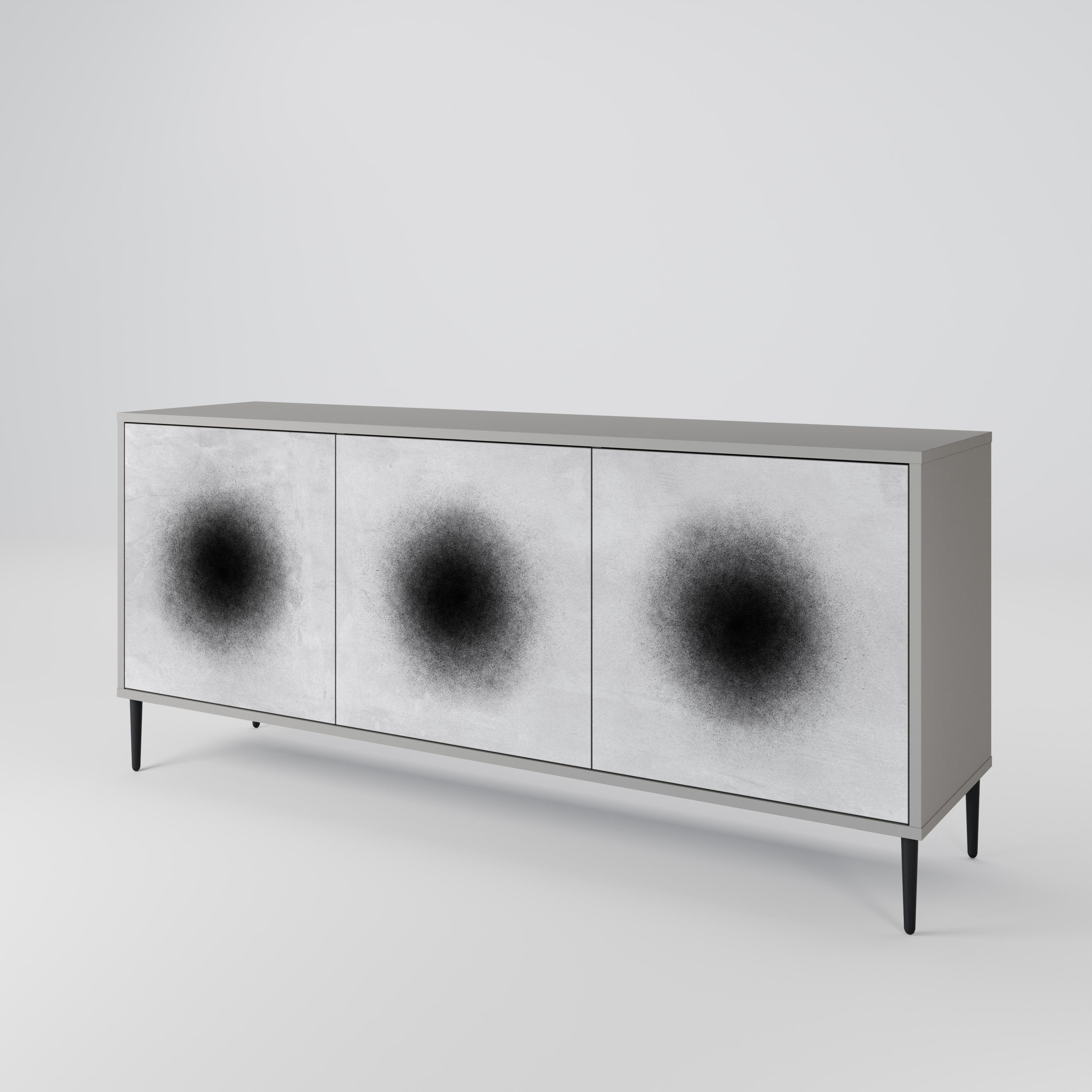 BLACK HOLE 3-Door Sideboard
