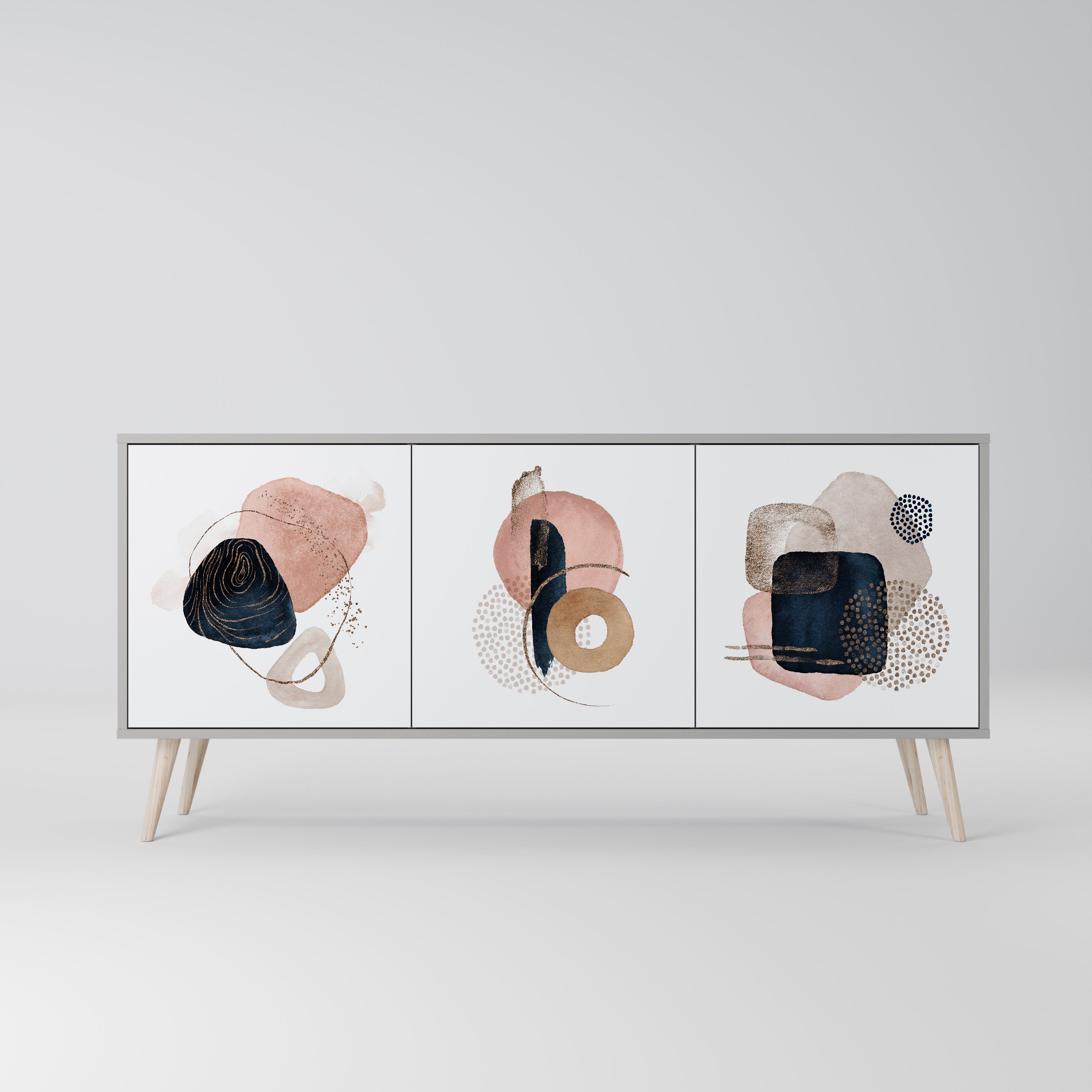 COLORFUL SHAPES 3-Door Sideboard
