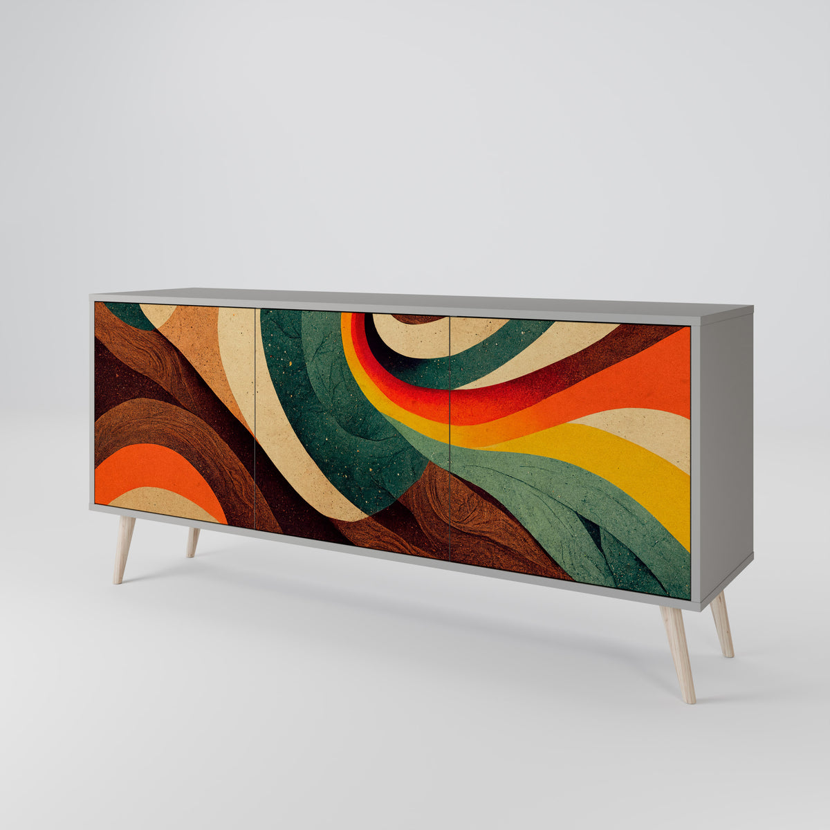 COLORFUL STRANDS 3-türiges Sideboard