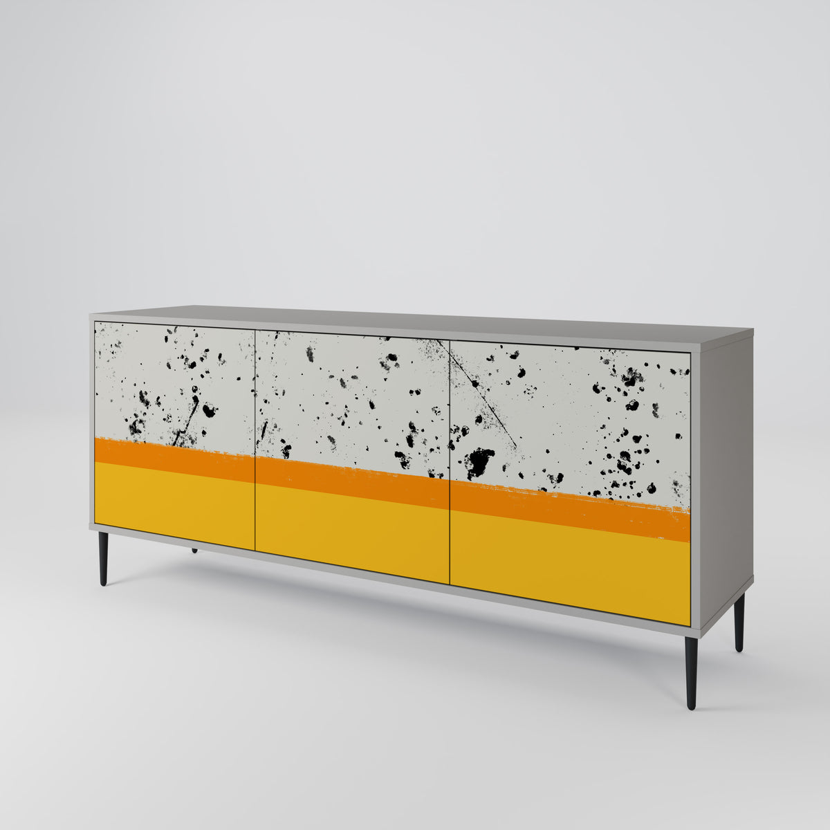 DYED BY ORANGE 3-türiges Sideboard